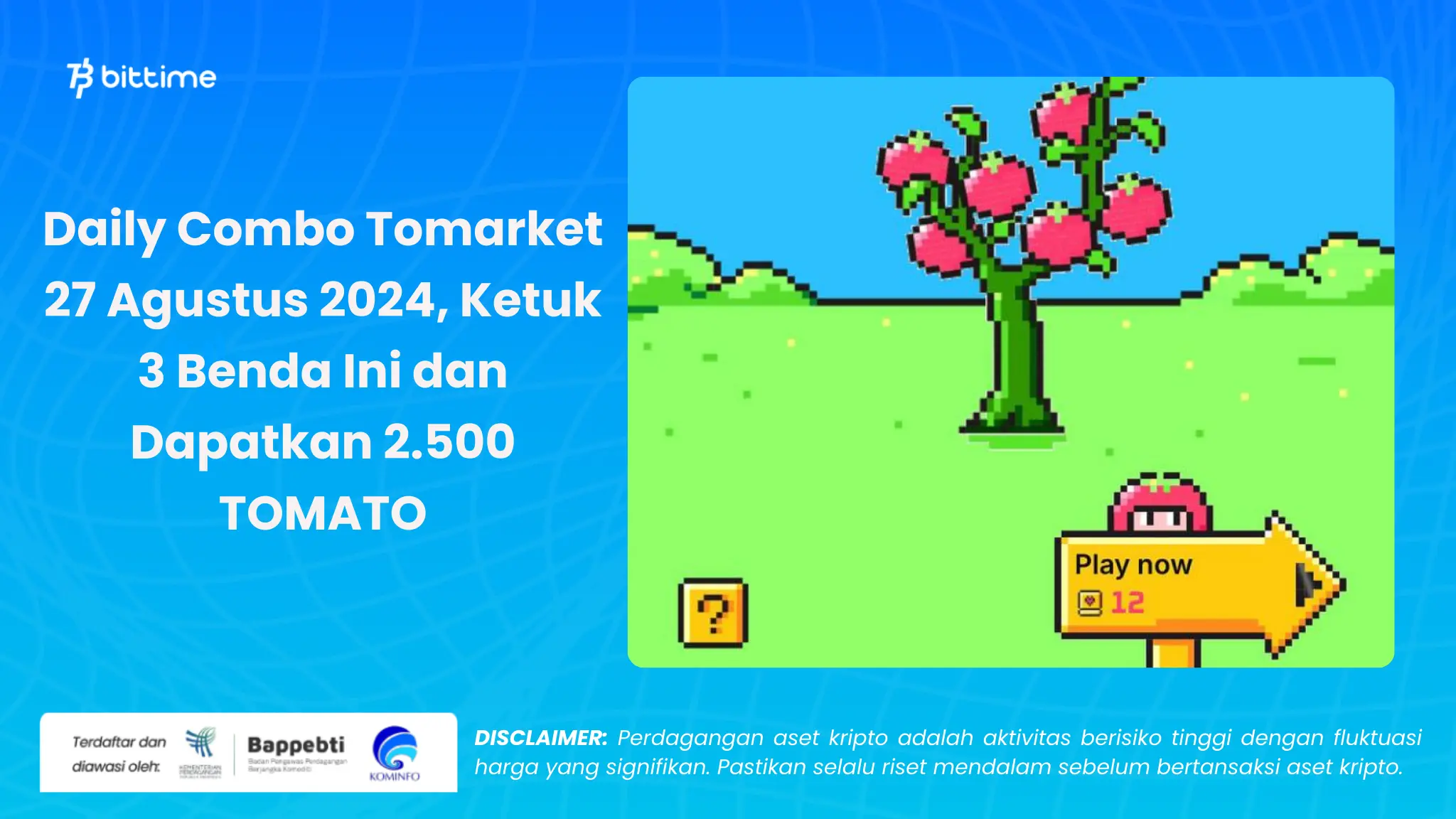 Daily Combo Tomarket 27 Agustus - Bittime