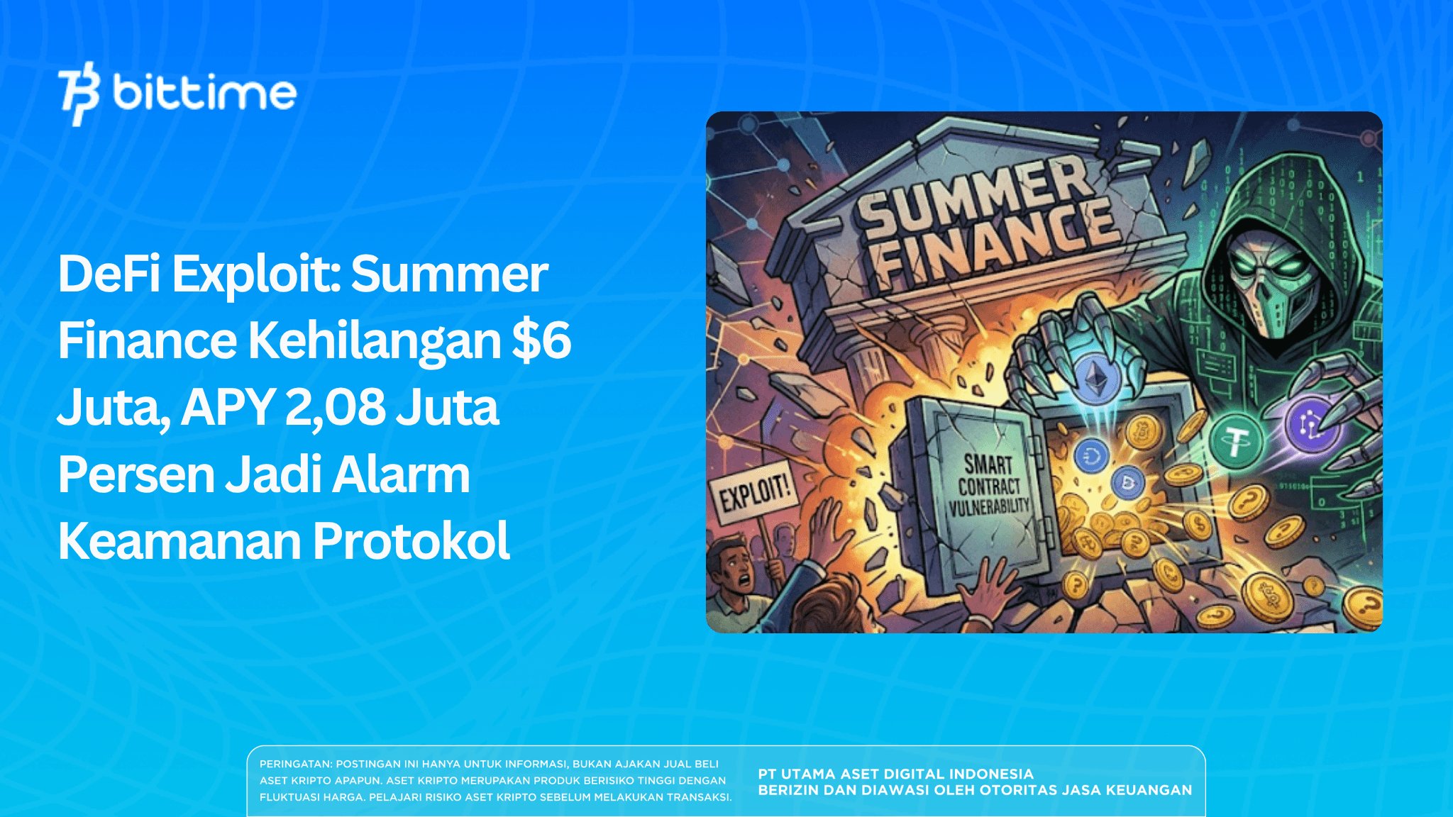 DeFi Exploit Summer Finance Kehilangan $6 Juta, APY 2,08 Juta Persen Jadi Alarm Keamanan Protokol.png
