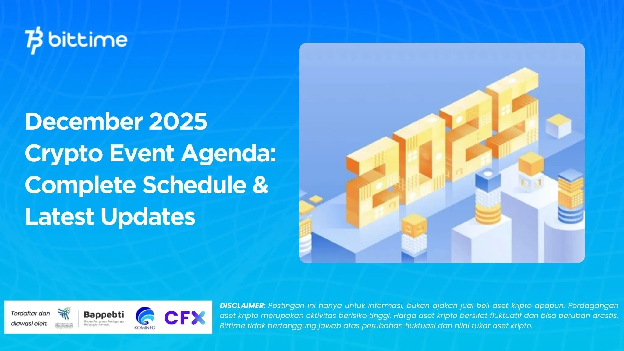 December 2025 Crypto Event Agenda: Complete Schedule & Latest Updates