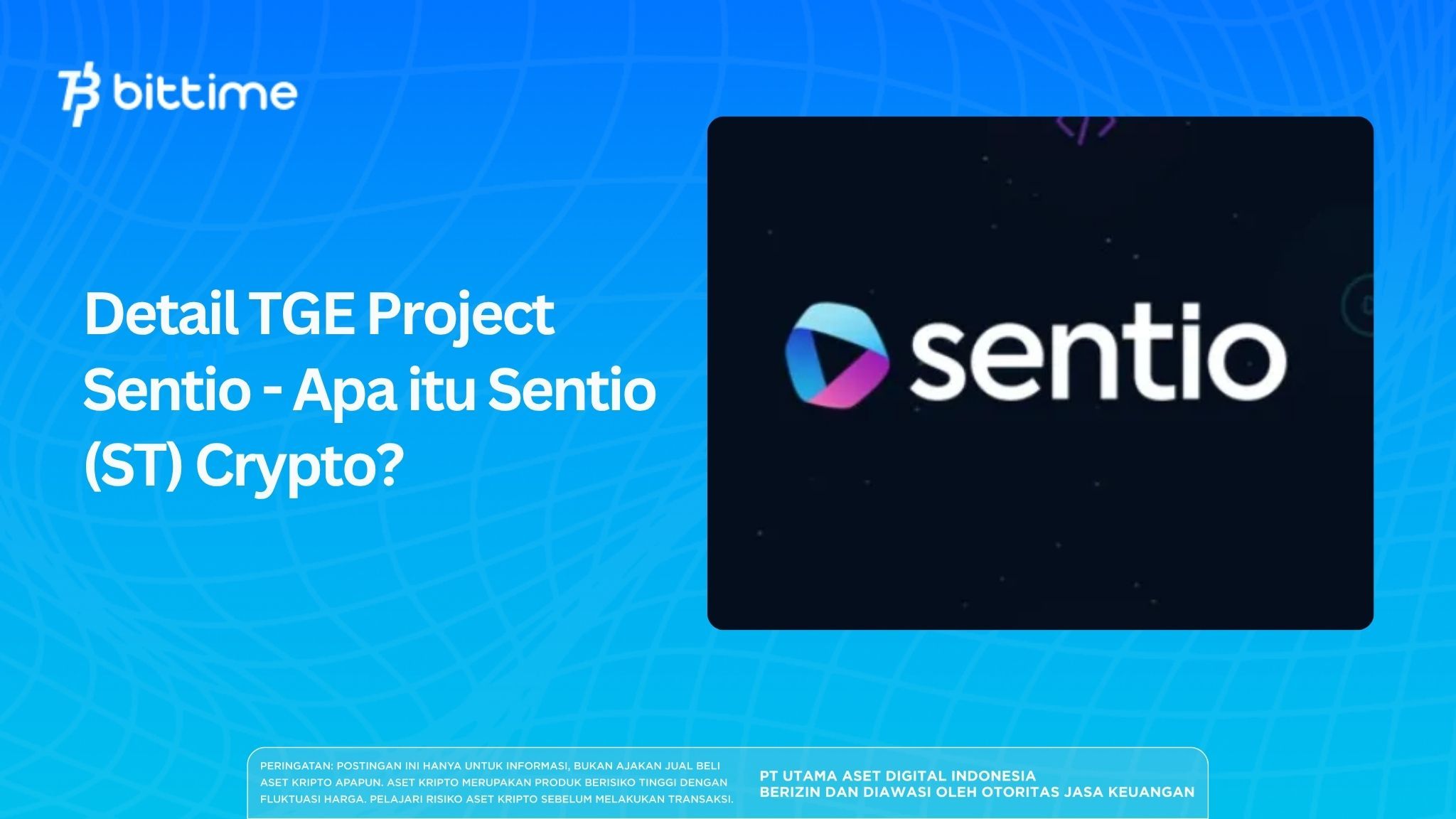 Detail TGE Project Sentio - Apa itu Sentio (ST) Crypto?