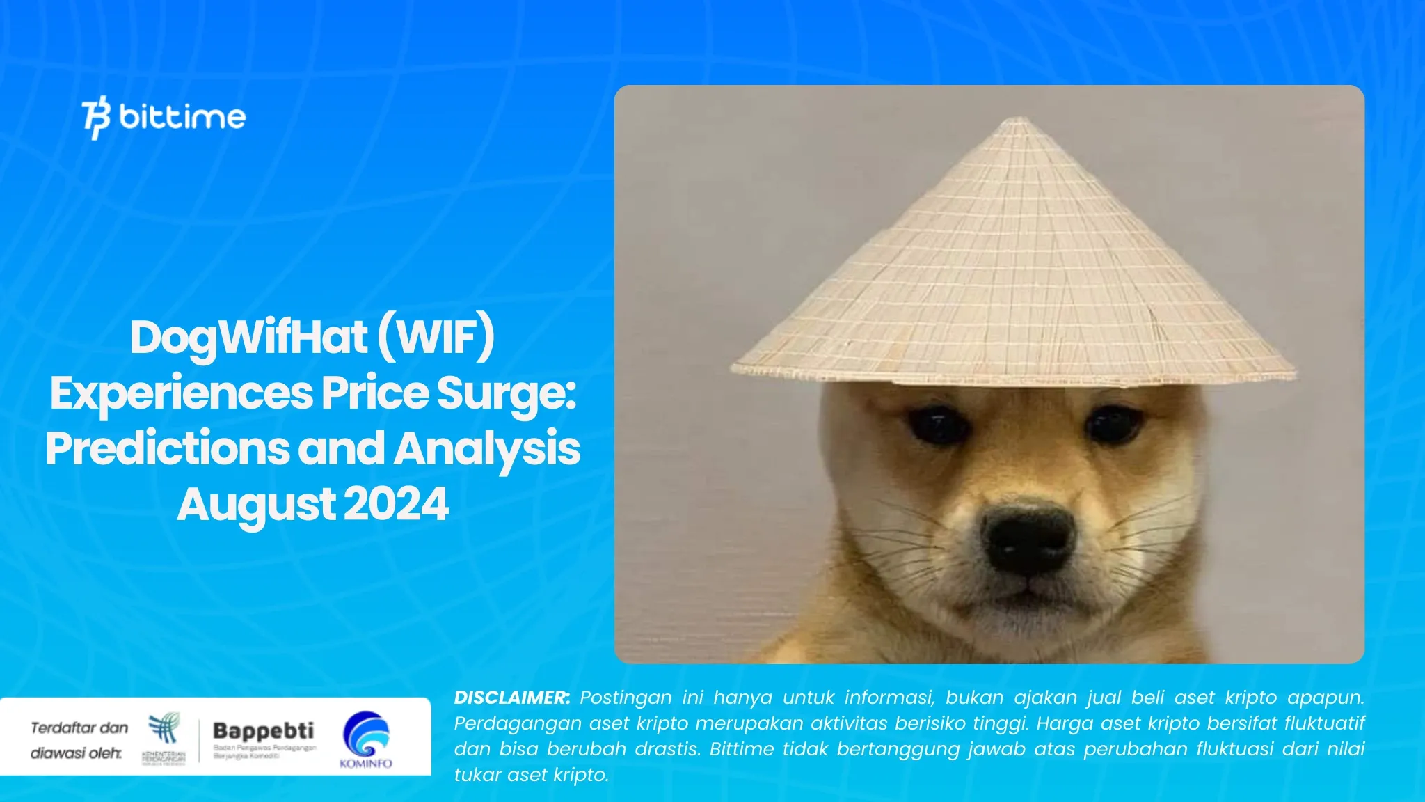 DogWifHat (WIF) Experiences Price Surge: Predictions and Analysis August 2024