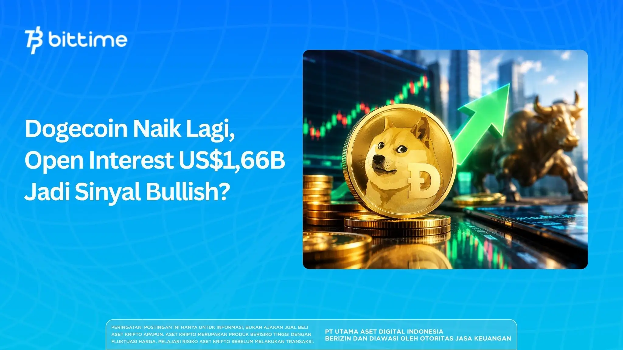 Dogecoin Naik Lagi, Open Interest US$1,66B Jadi Sinyal Bullish.webp