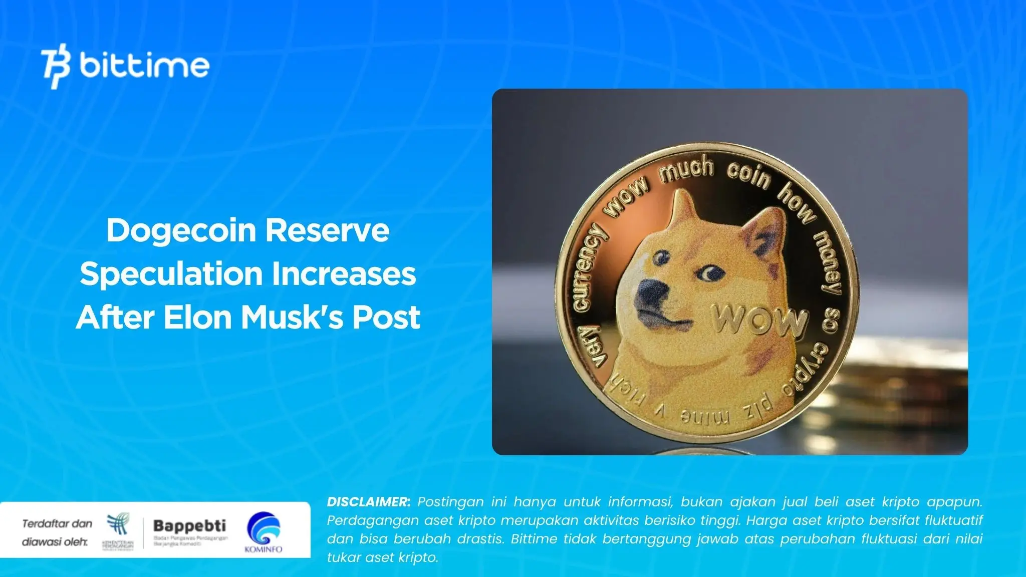 Dogecoin Reserve Speculation Increases After Elon Musk's Post.