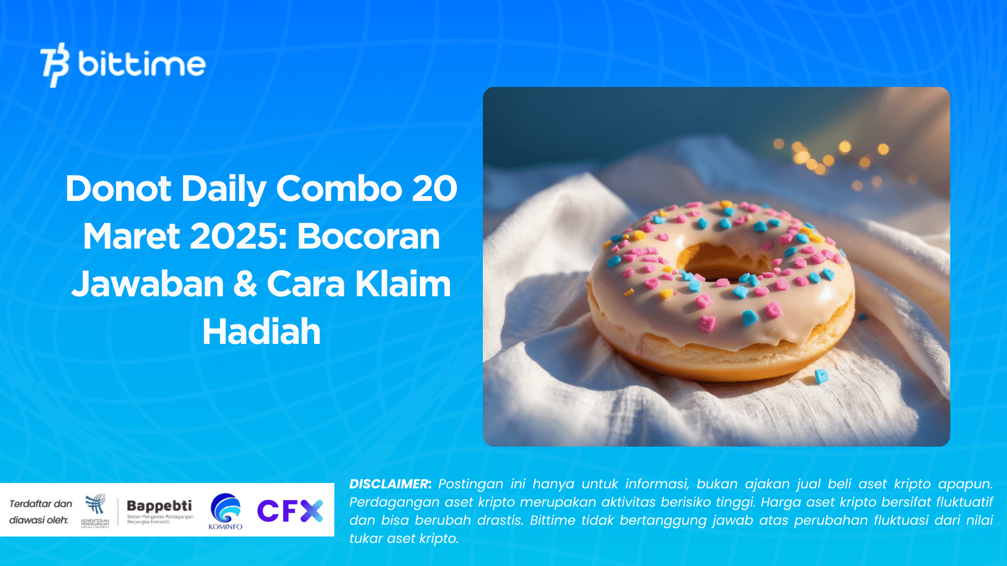 Donot Daily Combo 20 Maret 2025: Bocoran Jawaban & Cara Klaim Hadiah
