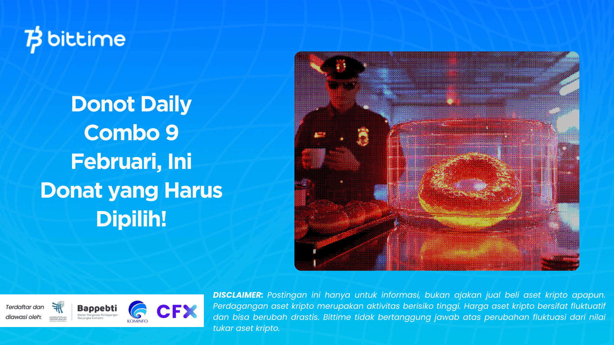 Donot Daily Combo 9 Februari, Ini Donat yang Harus Dipilih