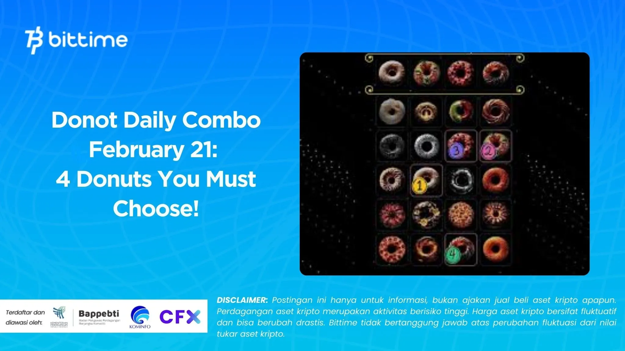 Donot Daily Combo February 21 4 Donuts You Must Choose!.webp