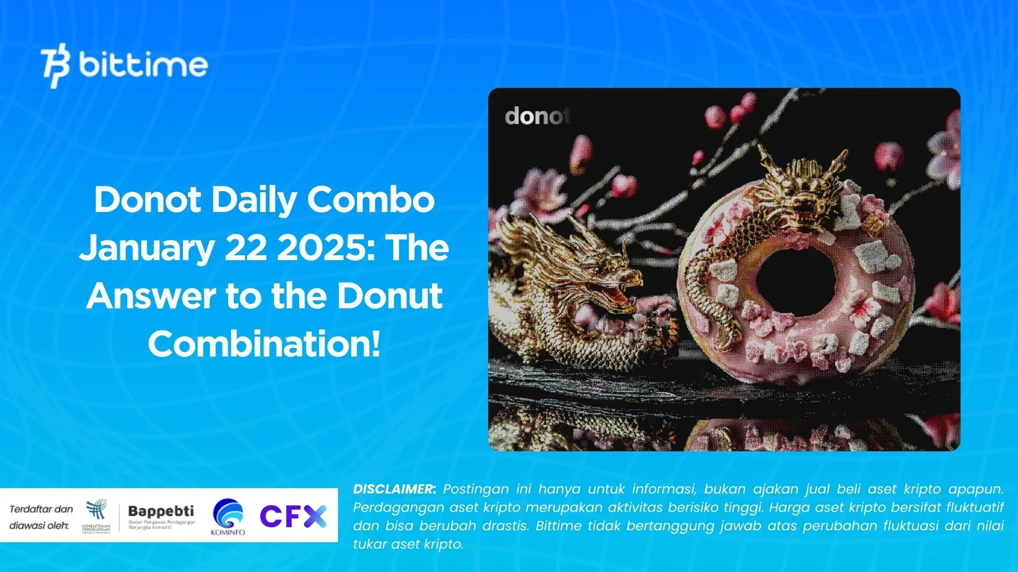 Donot Daily Combo January 22 2025: The Answer to the Donut Combination!