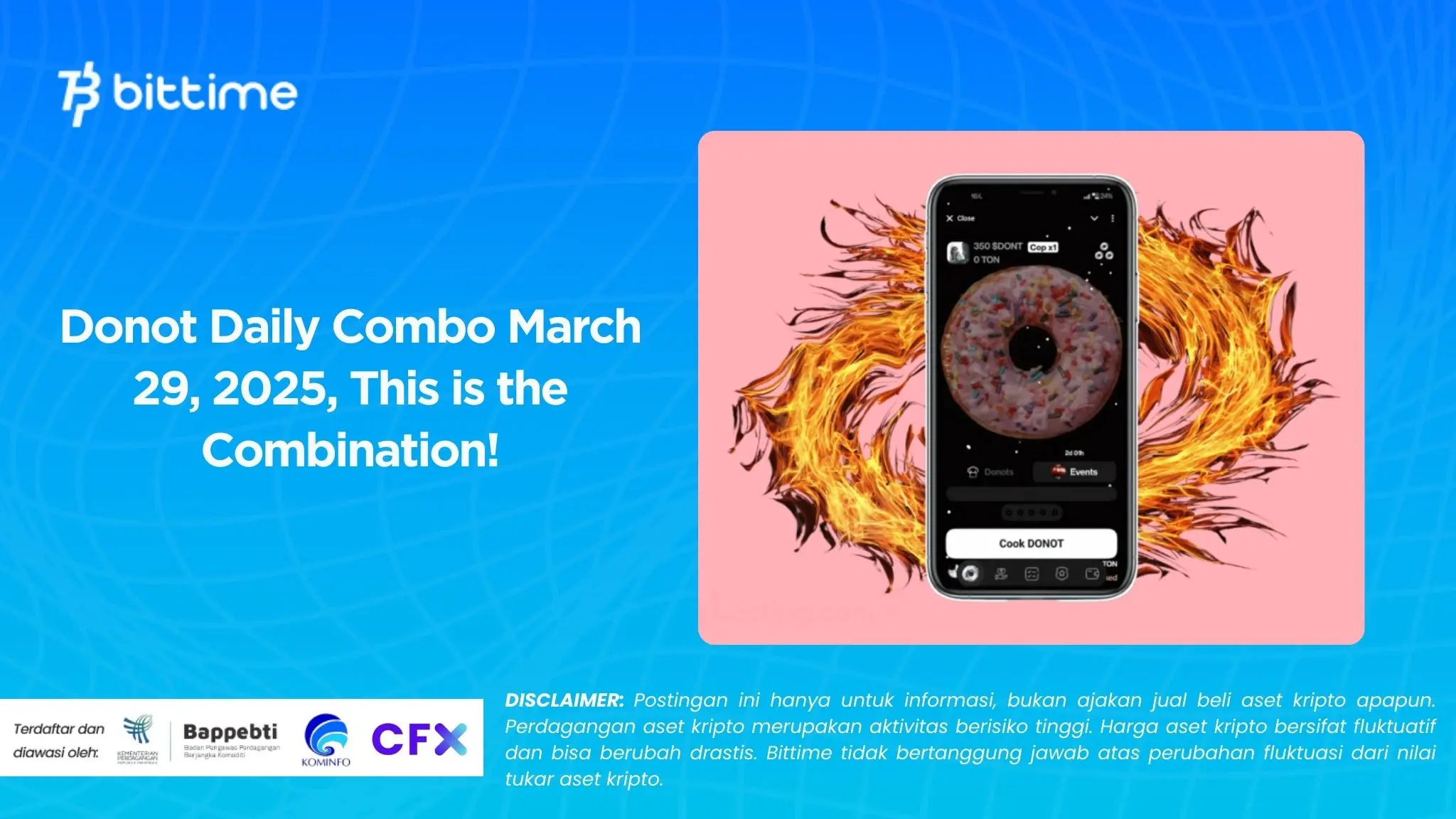 Donot Daily Combo March 29, 2025, This is the Combination!