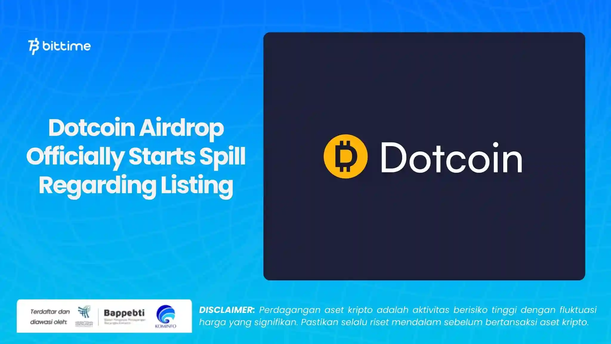 Dotcoin Airdrop Officially Starts Spill Regarding Listing.webp