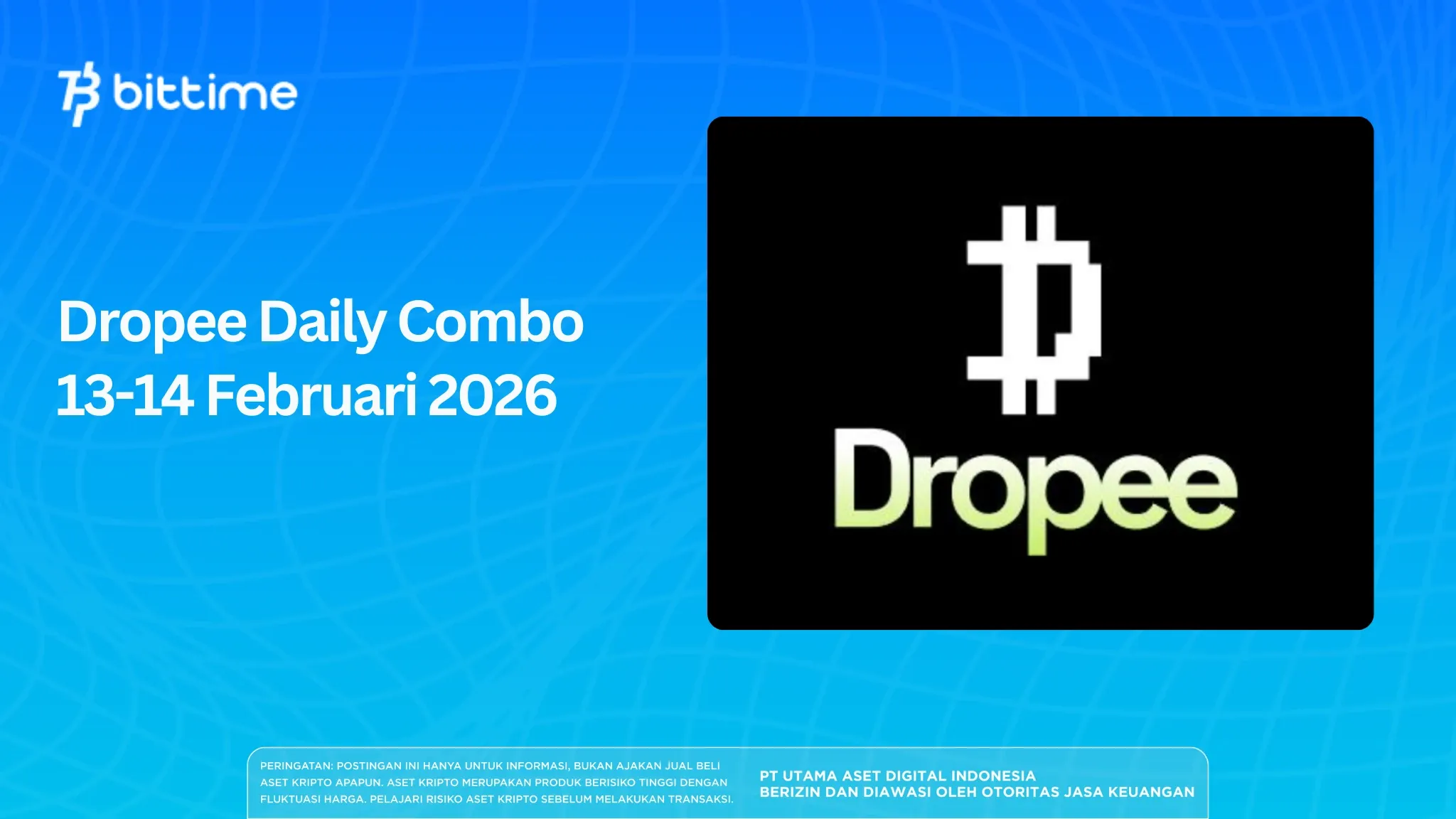 Dropee Daily Combo 13 Februari 2026