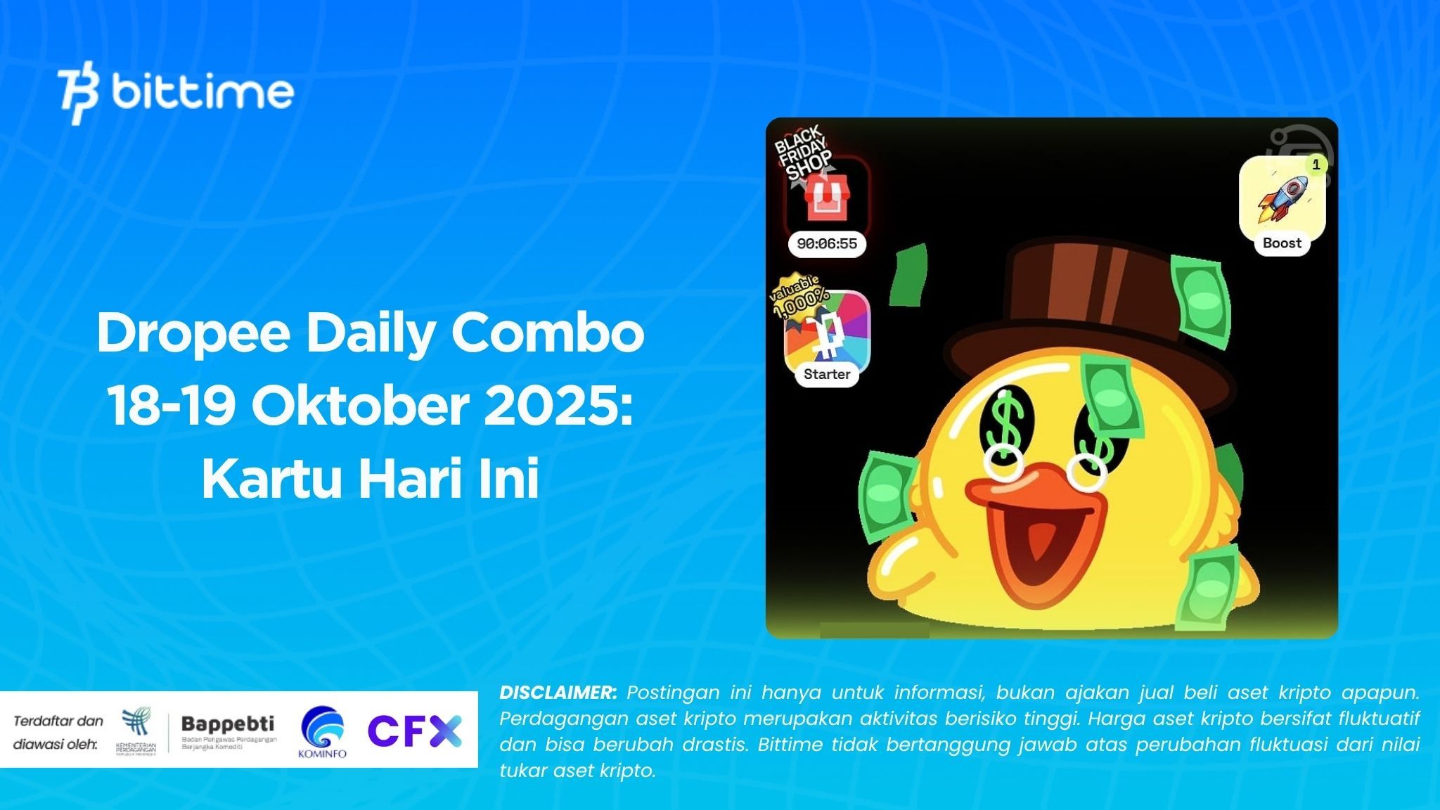 Dropee Daily Combo October 18–19, 2025 Today's Card