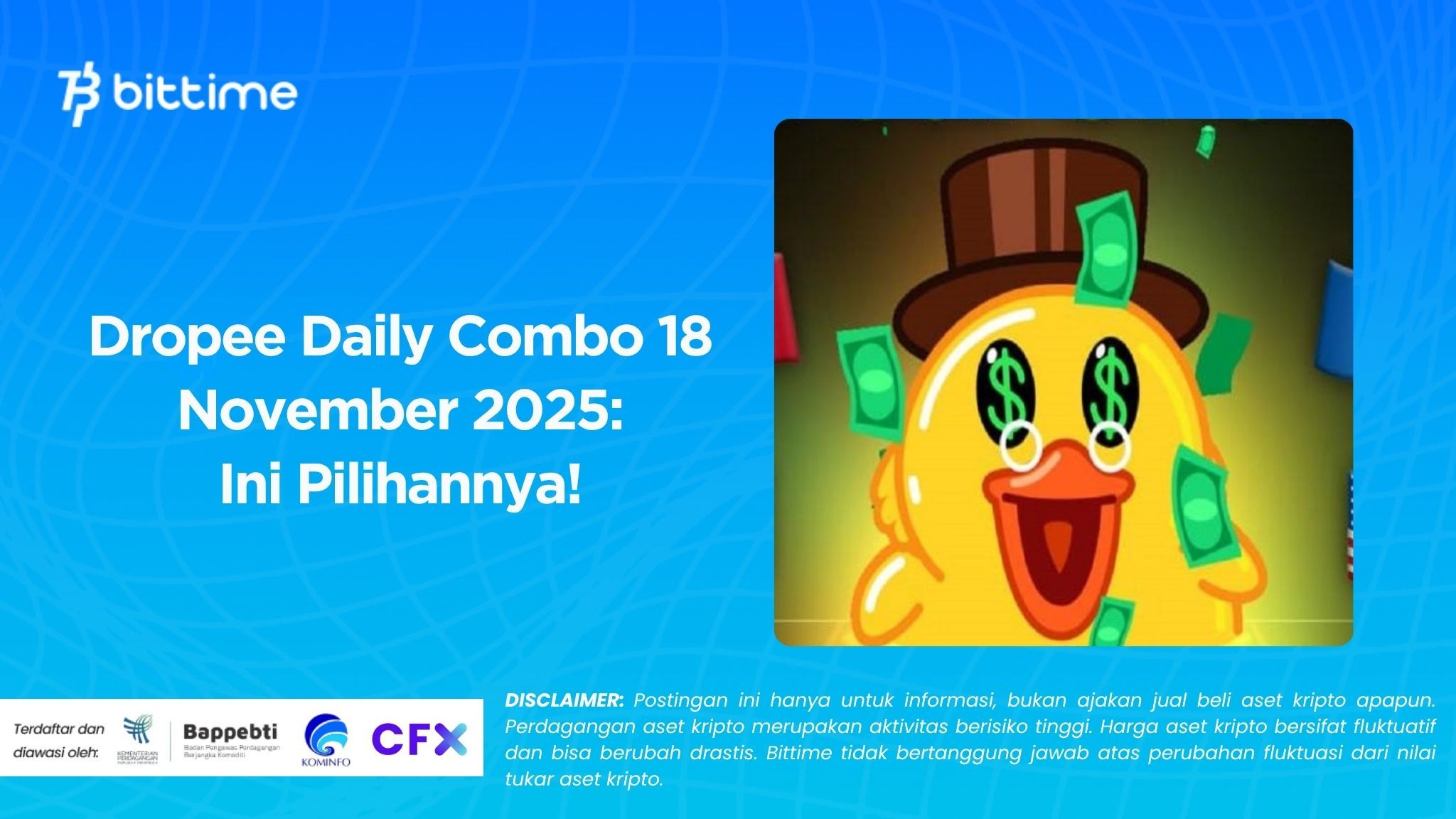 Dropee Daily Combo 18 November 2025: Ini Pilihannya!
