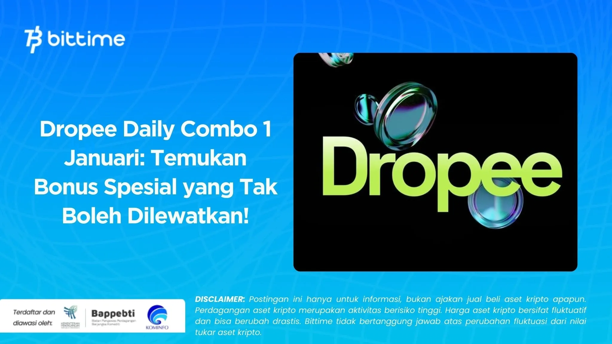 Dropee Daily Combo 1 Januari