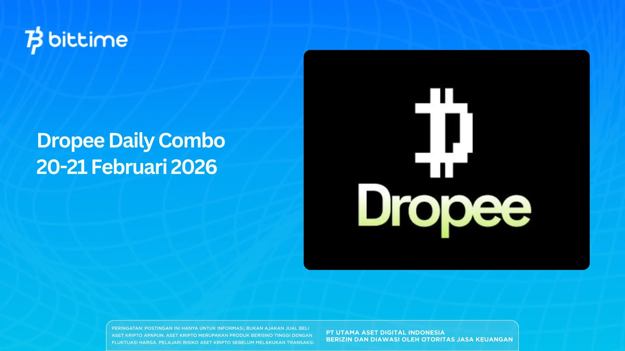 Dropee Daily Combo 20 Februari 2026
