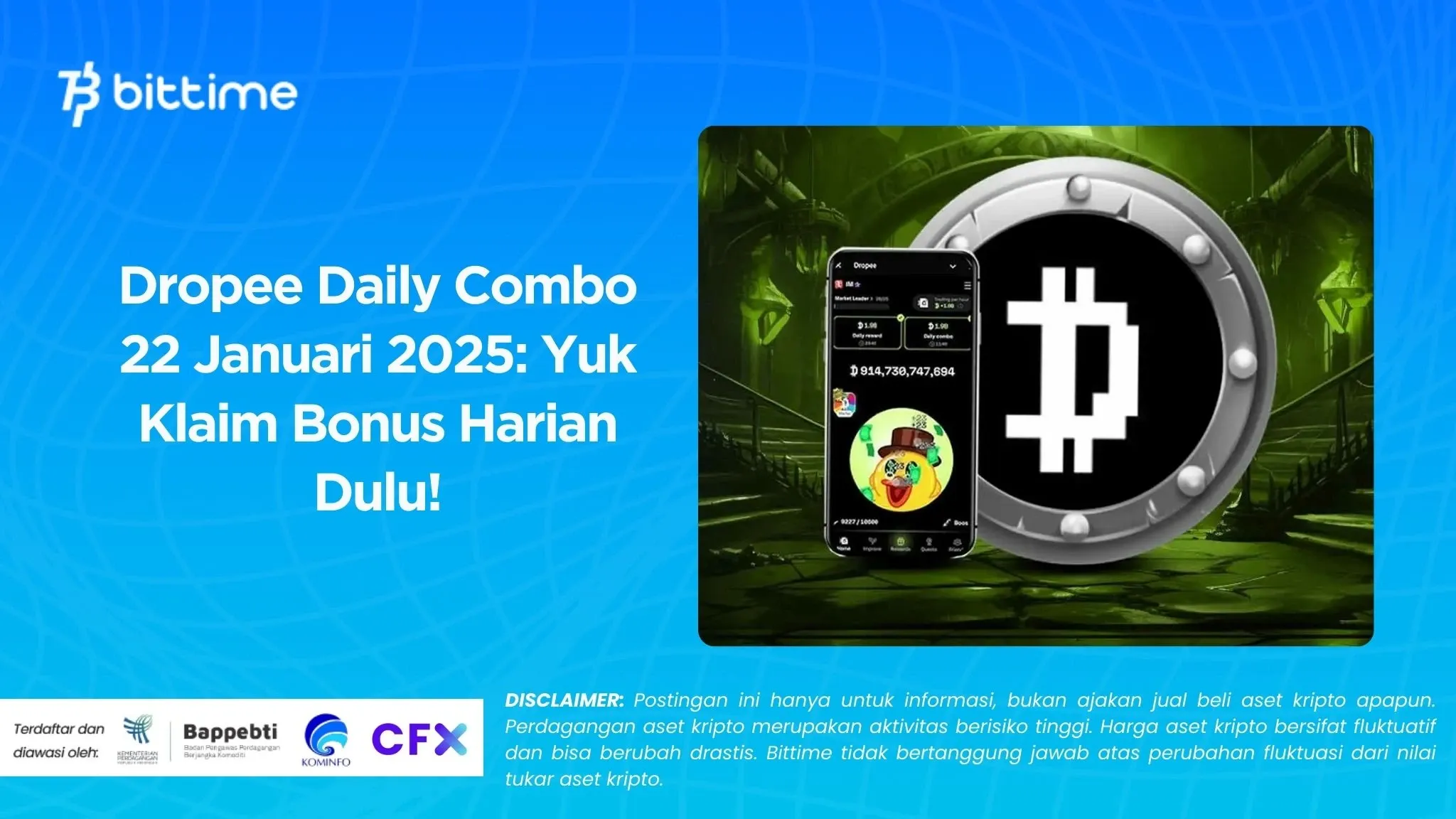 Dropee Daily Combo 22 Januari 2025