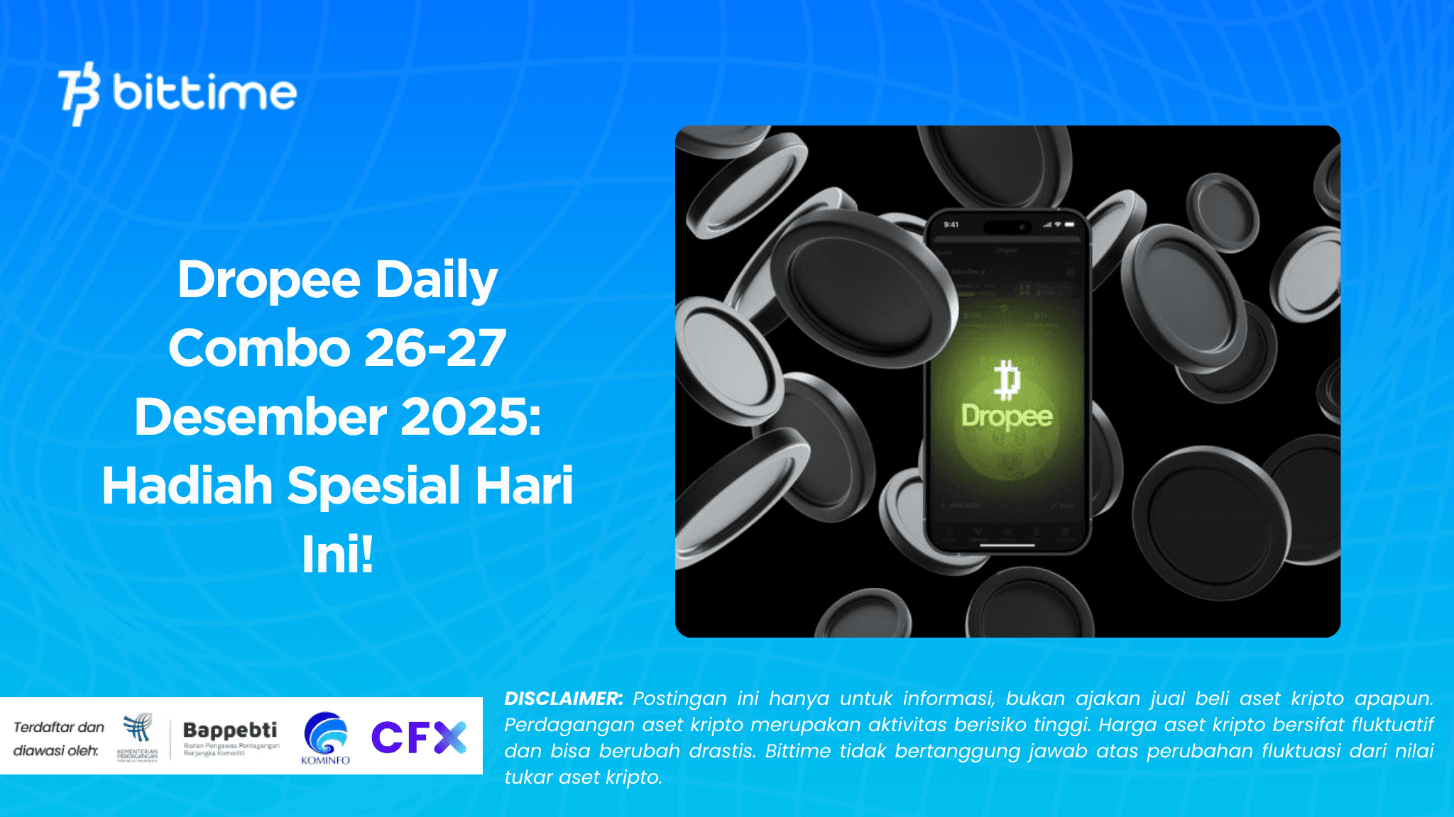 Dropee Daily Combo December 26-27, 2025: Today's Special Gift!