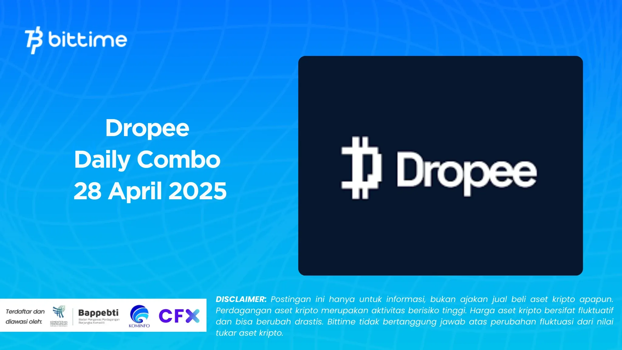 Dropee Daily Combo 28 April 2025