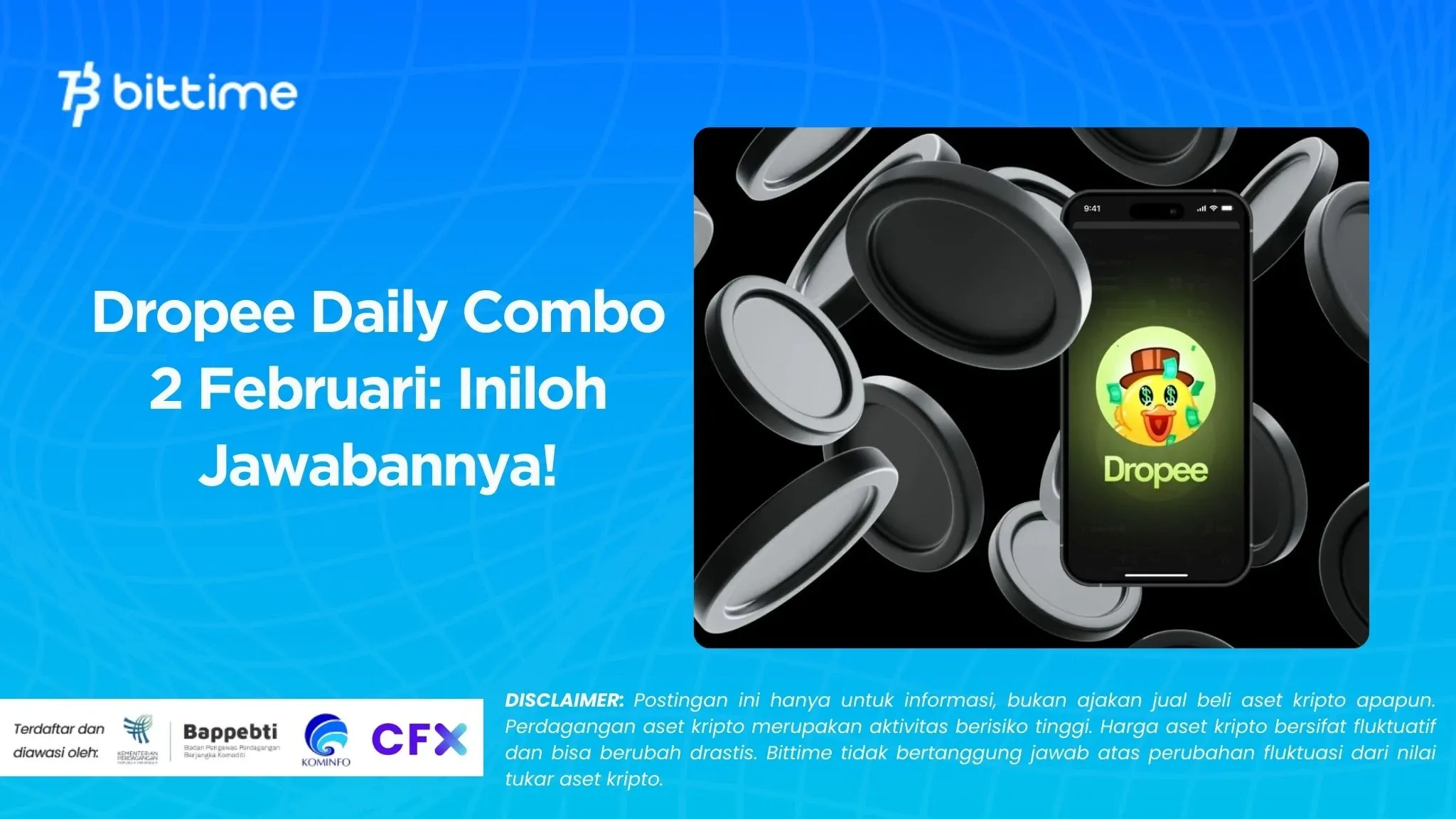 Dropee Daily Combo 2 Februari