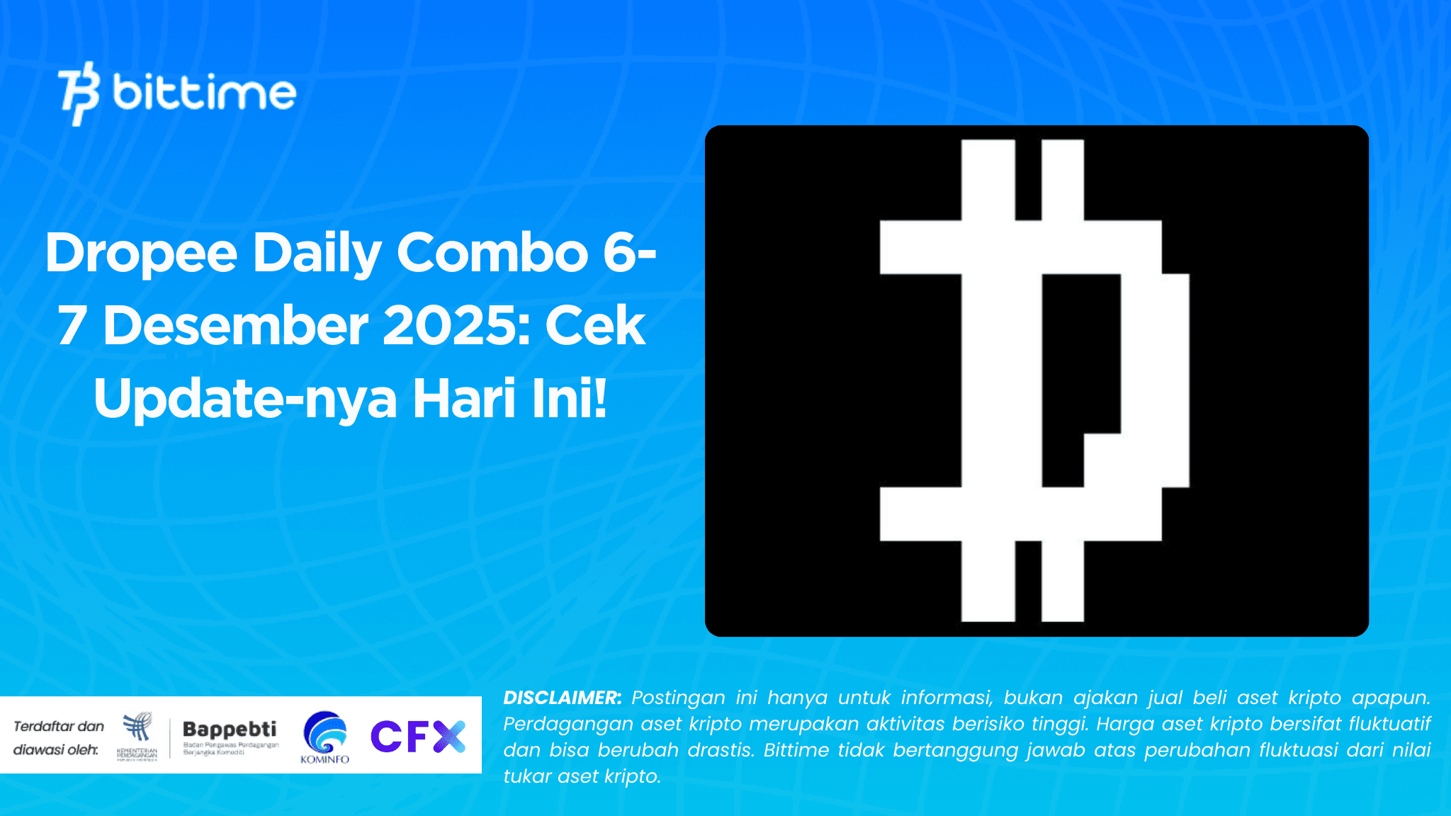 Dropee Daily Combo 6-7 Desember 2025: Cek Update-nya Hari Ini!