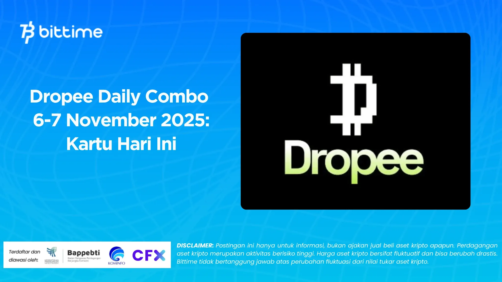 Dropee Daily Combo 6 November 2025