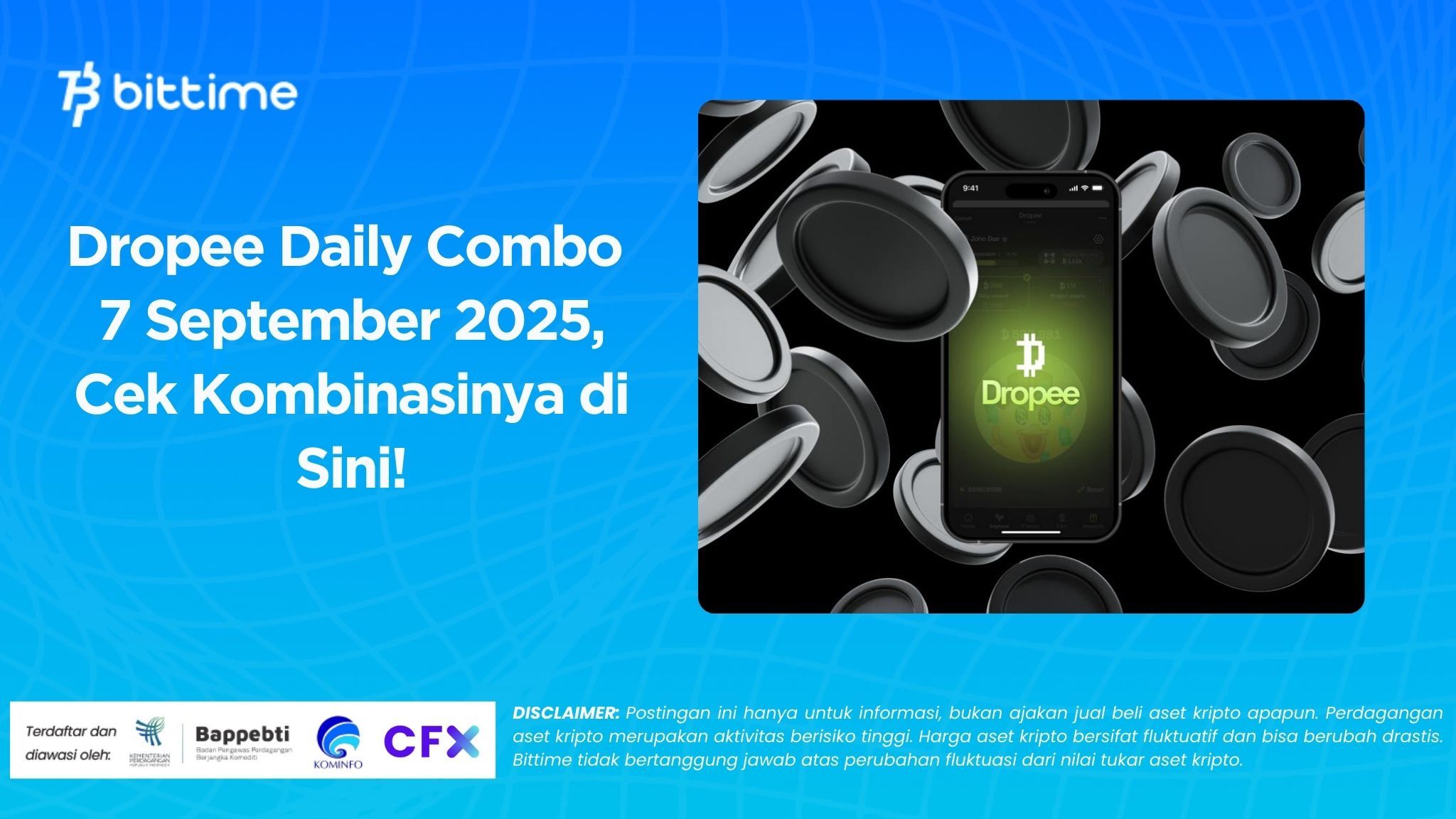 Dropee Daily Combo 7 September 2025, Cek Kombinasinya di Sini!