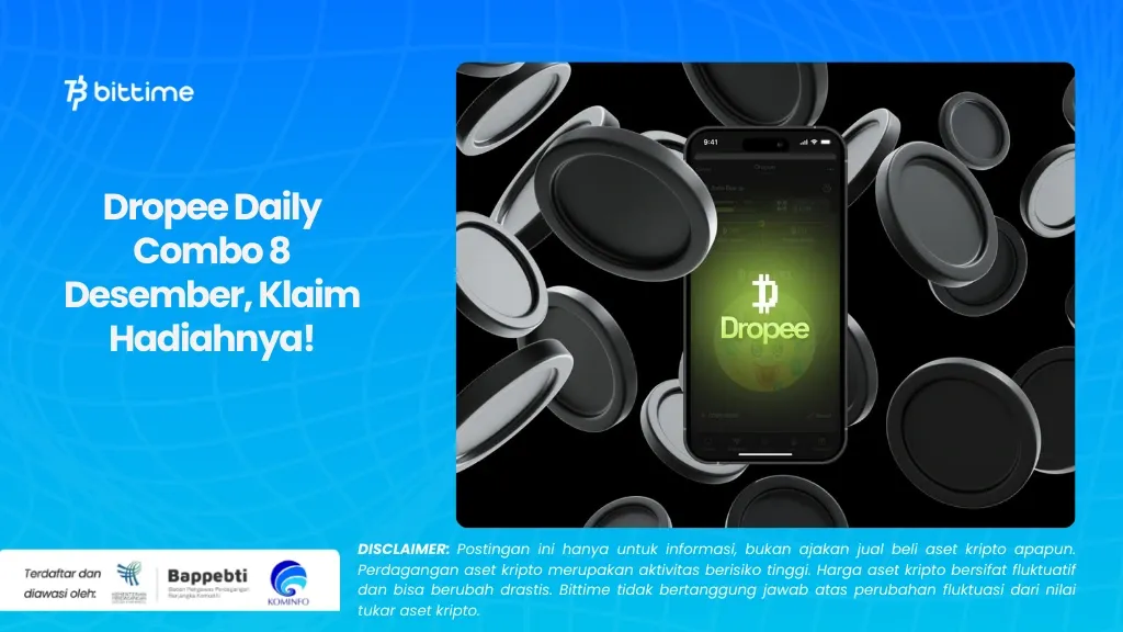 Dropee Daily Combo 8 Desember, Klaim Hadiahnya!