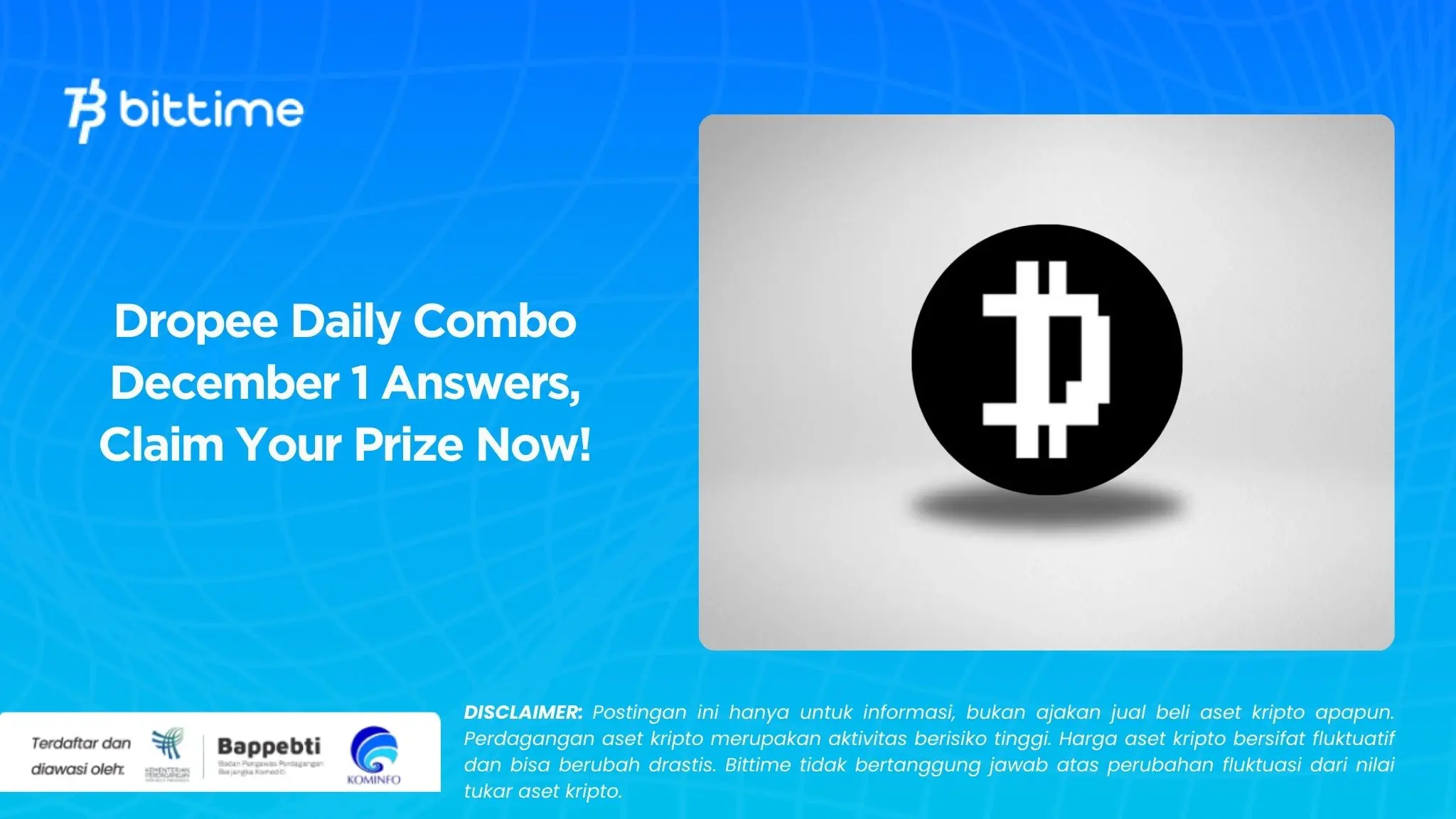 Dropee Daily Combo December 1 Answers, Claim Your Prize Now!.webp