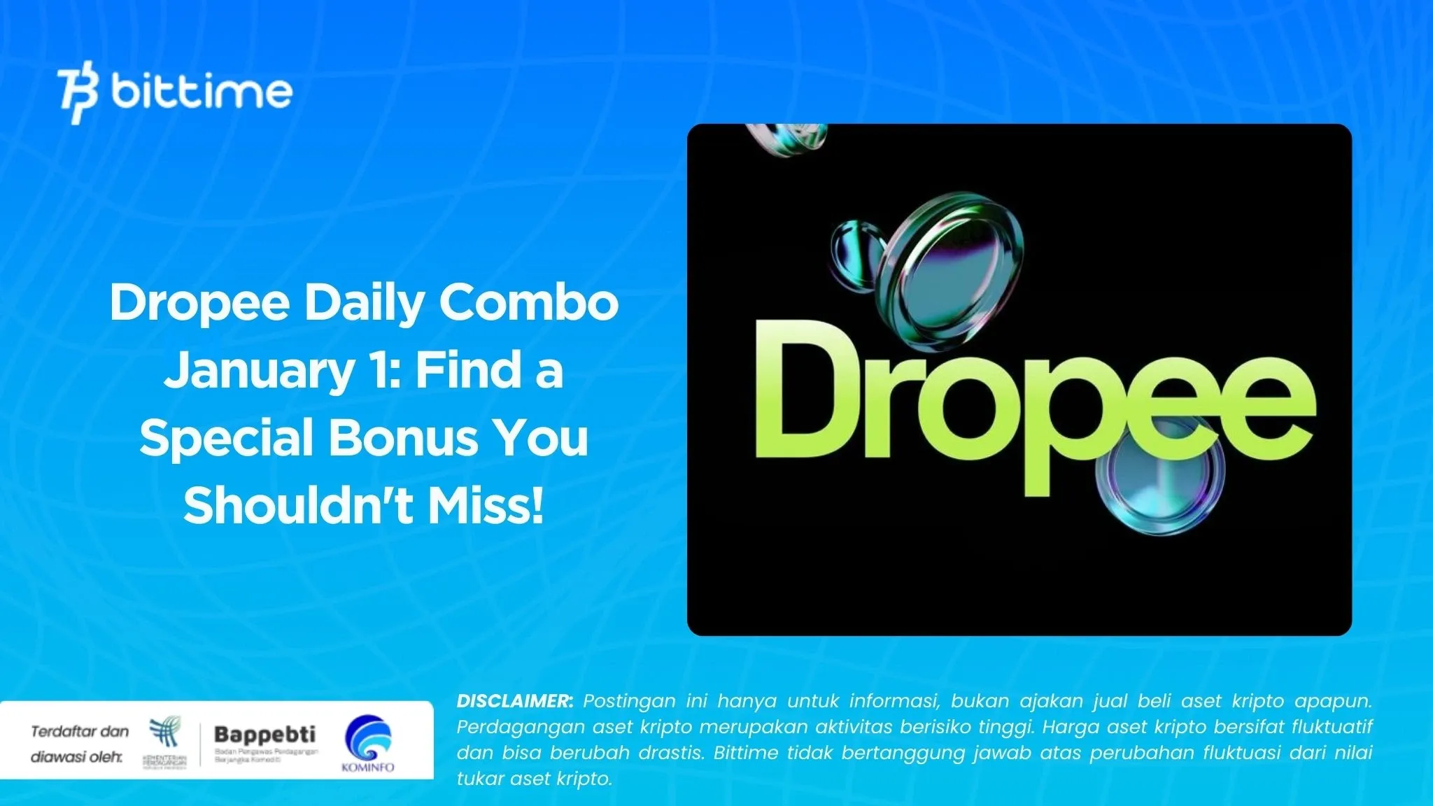 Dropee Daily Combo January 1 