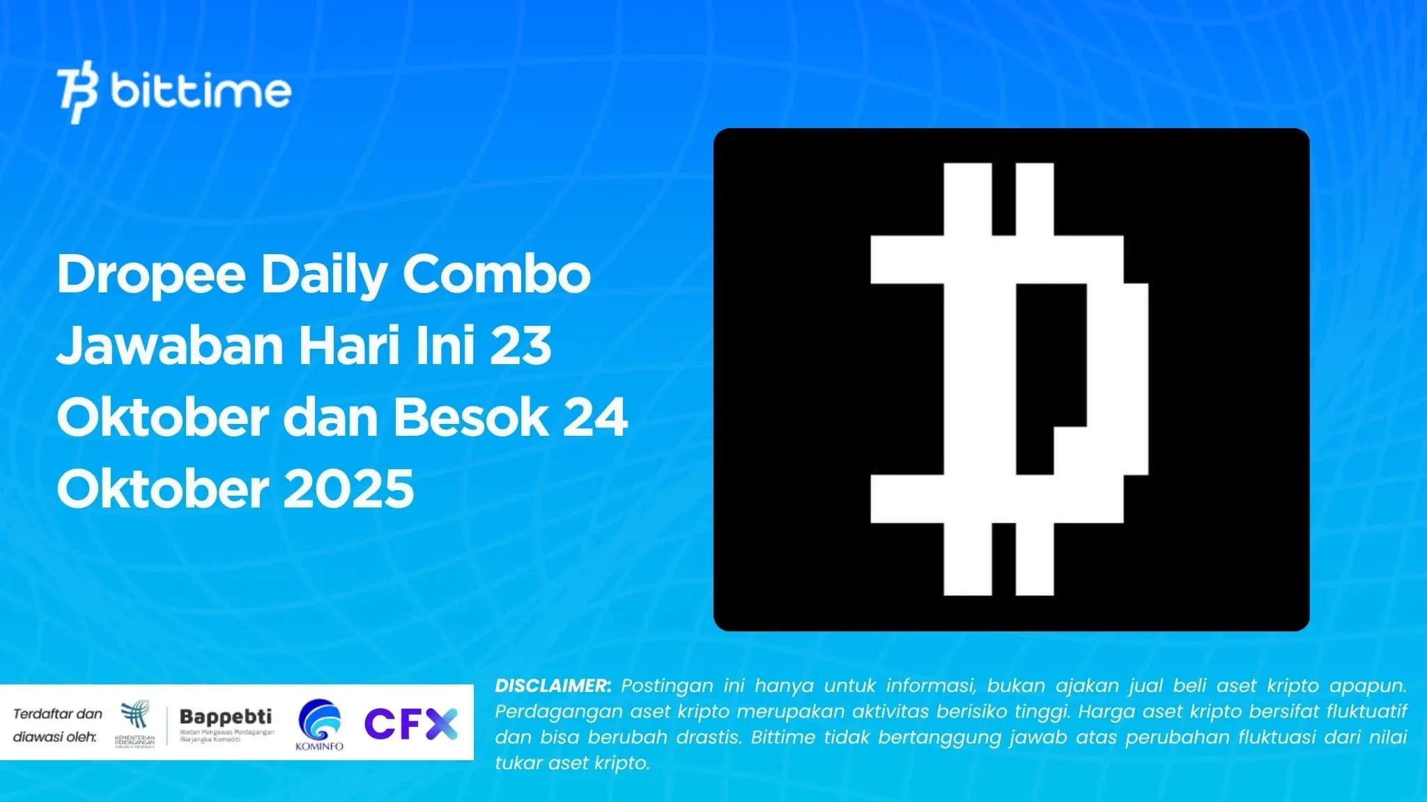 Dropee Daily Combo Jawaban Hari Ini 23 Oktober dan Besok 24 Oktober 2025.webp