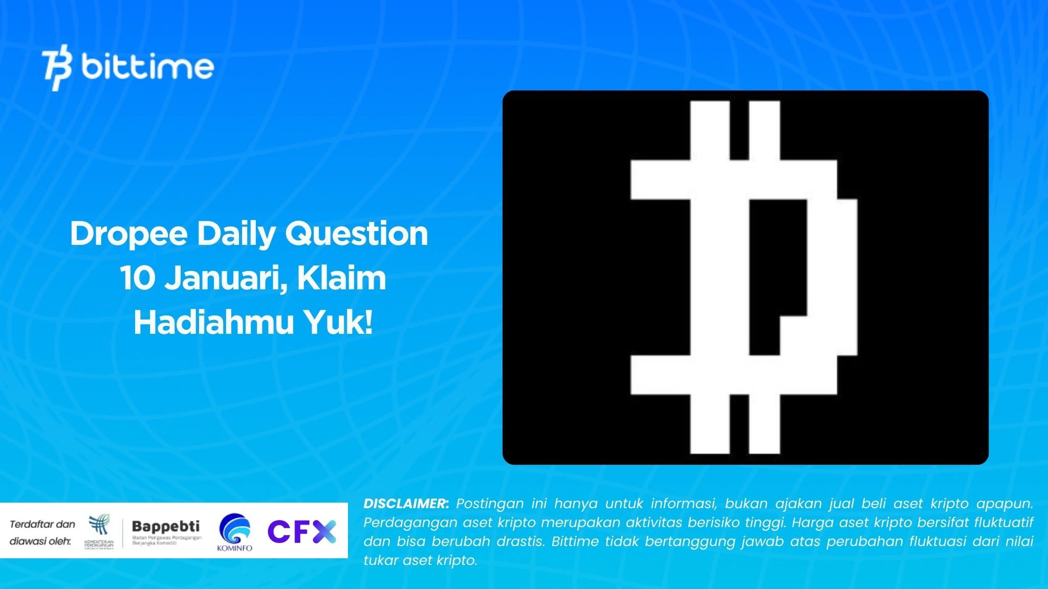 Dropee Daily Question 10 Januari, Klaim Hadiahmu Yuk!