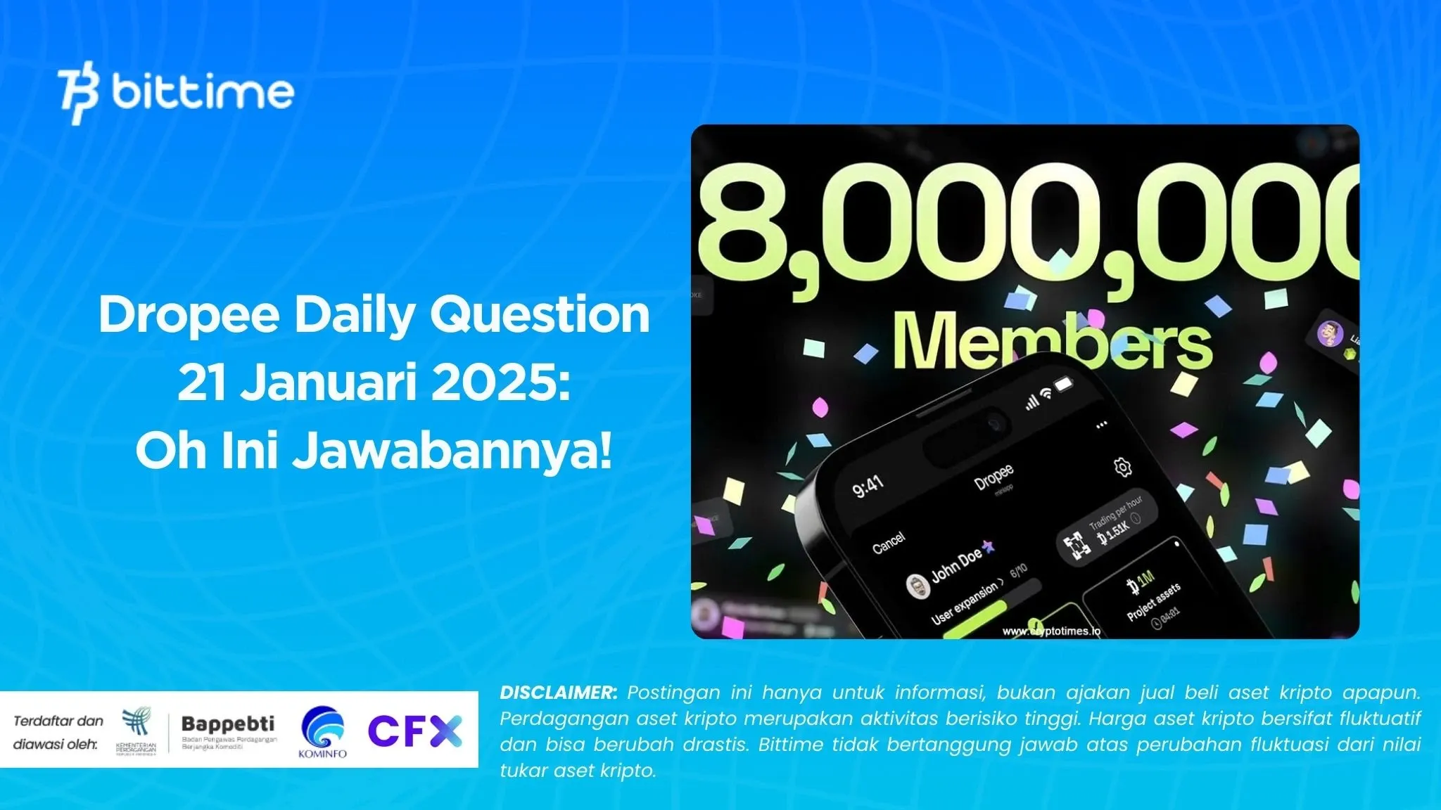 Dropee Daily Question 21 Januari 2025