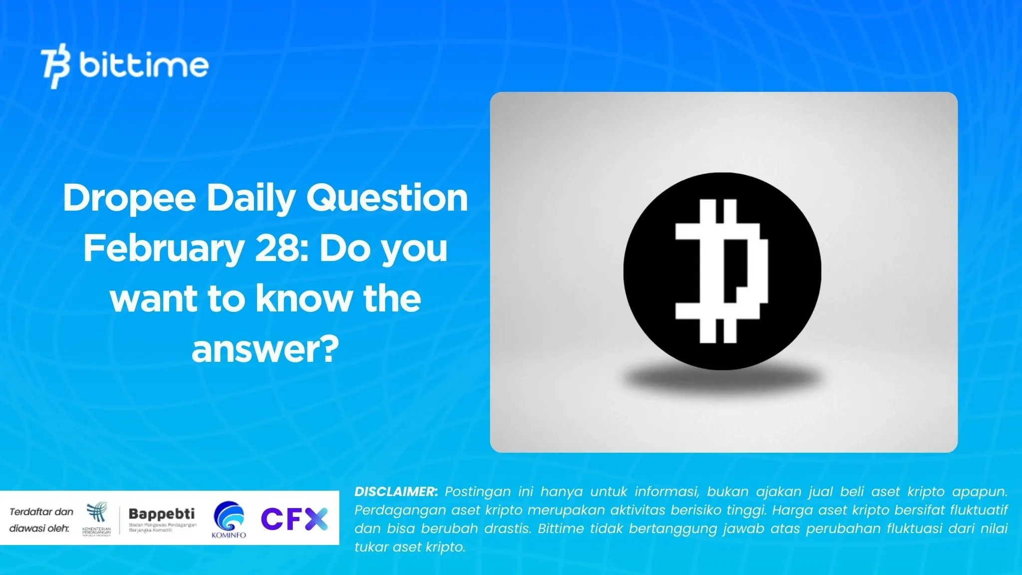 Dropee Daily Question February 28 Do you want to know the answer