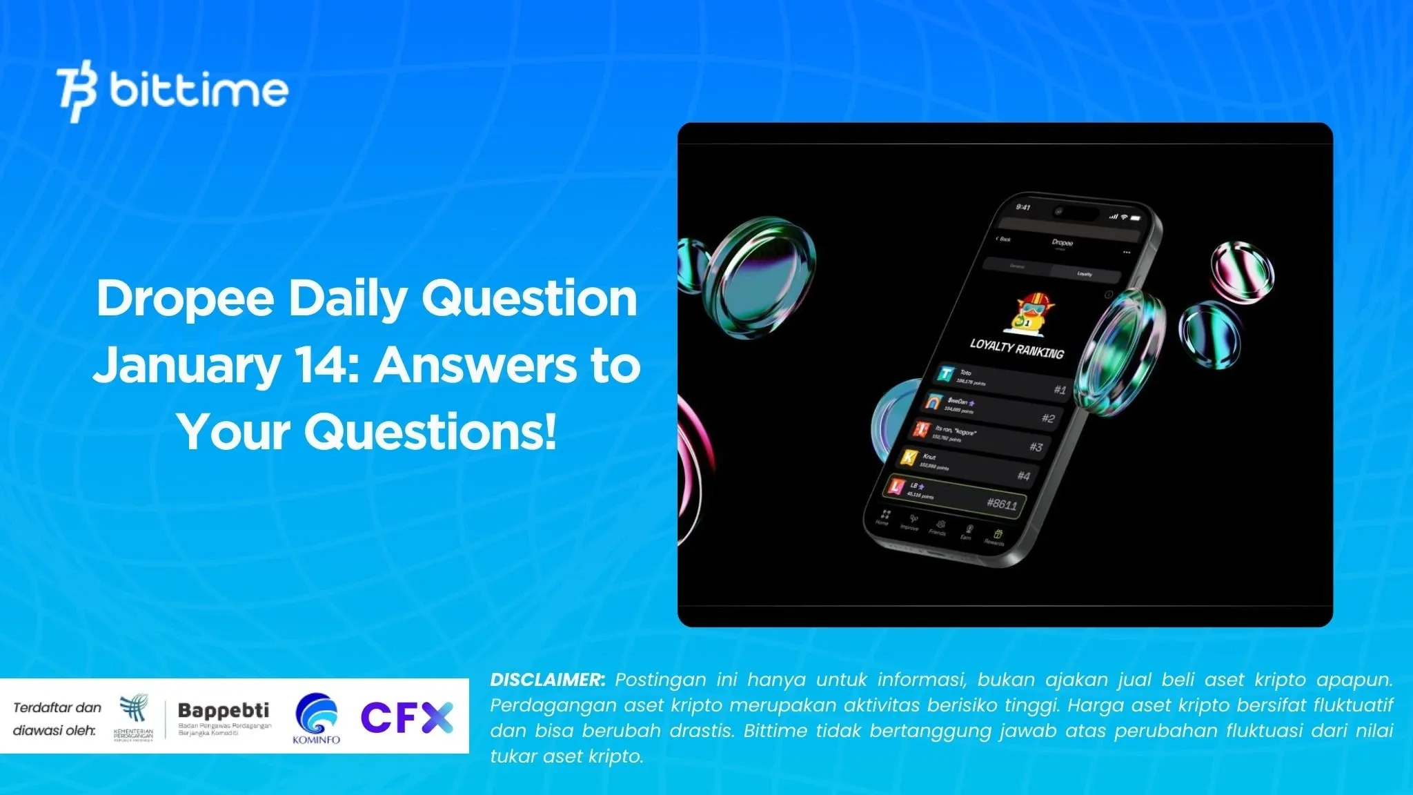 Dropee Daily Question January 14 