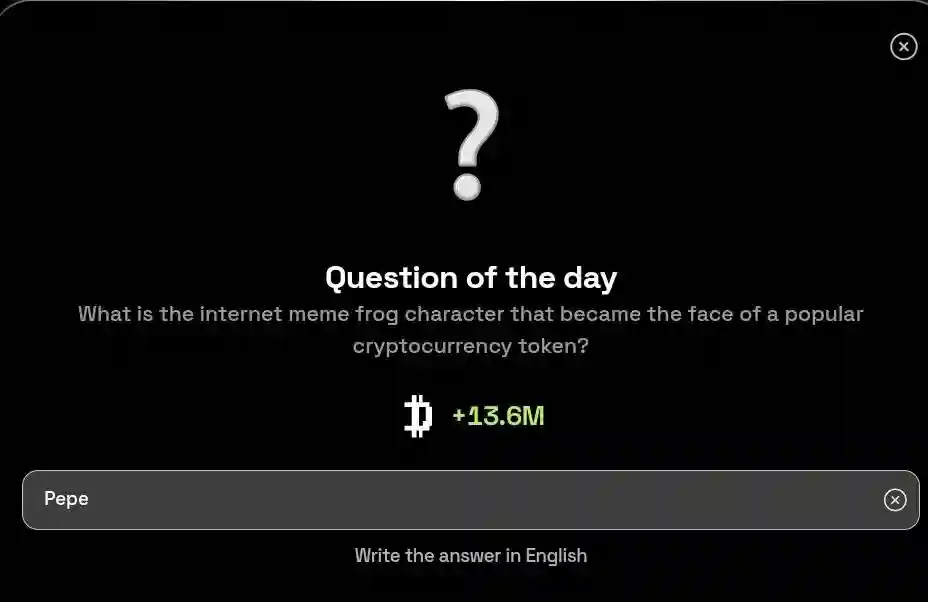 Dropee Daily Question Latest November 7, 2024 - pepe.webp