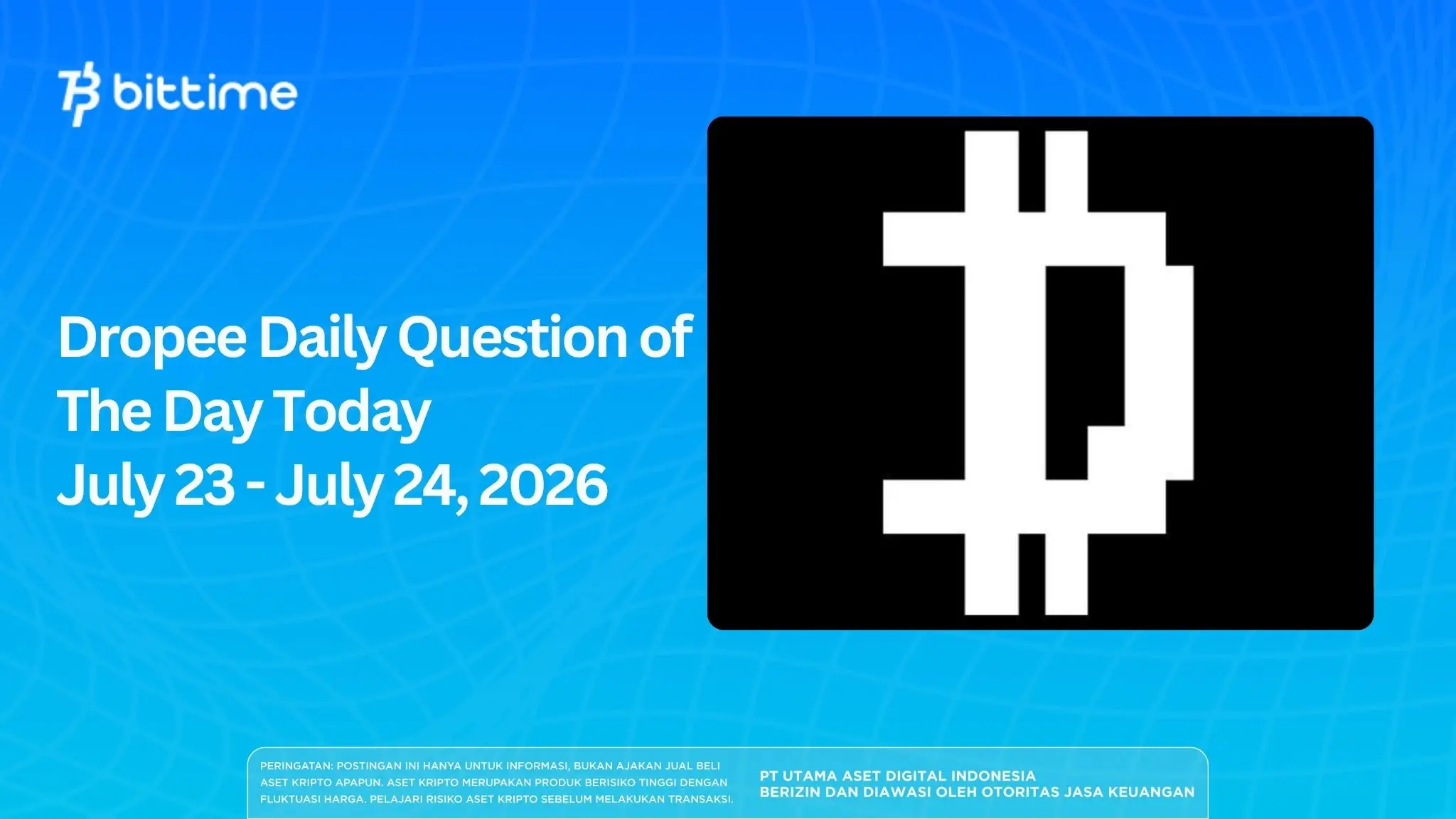 Dropee Daily Question of The Day Today July 23 - July 24, 2026