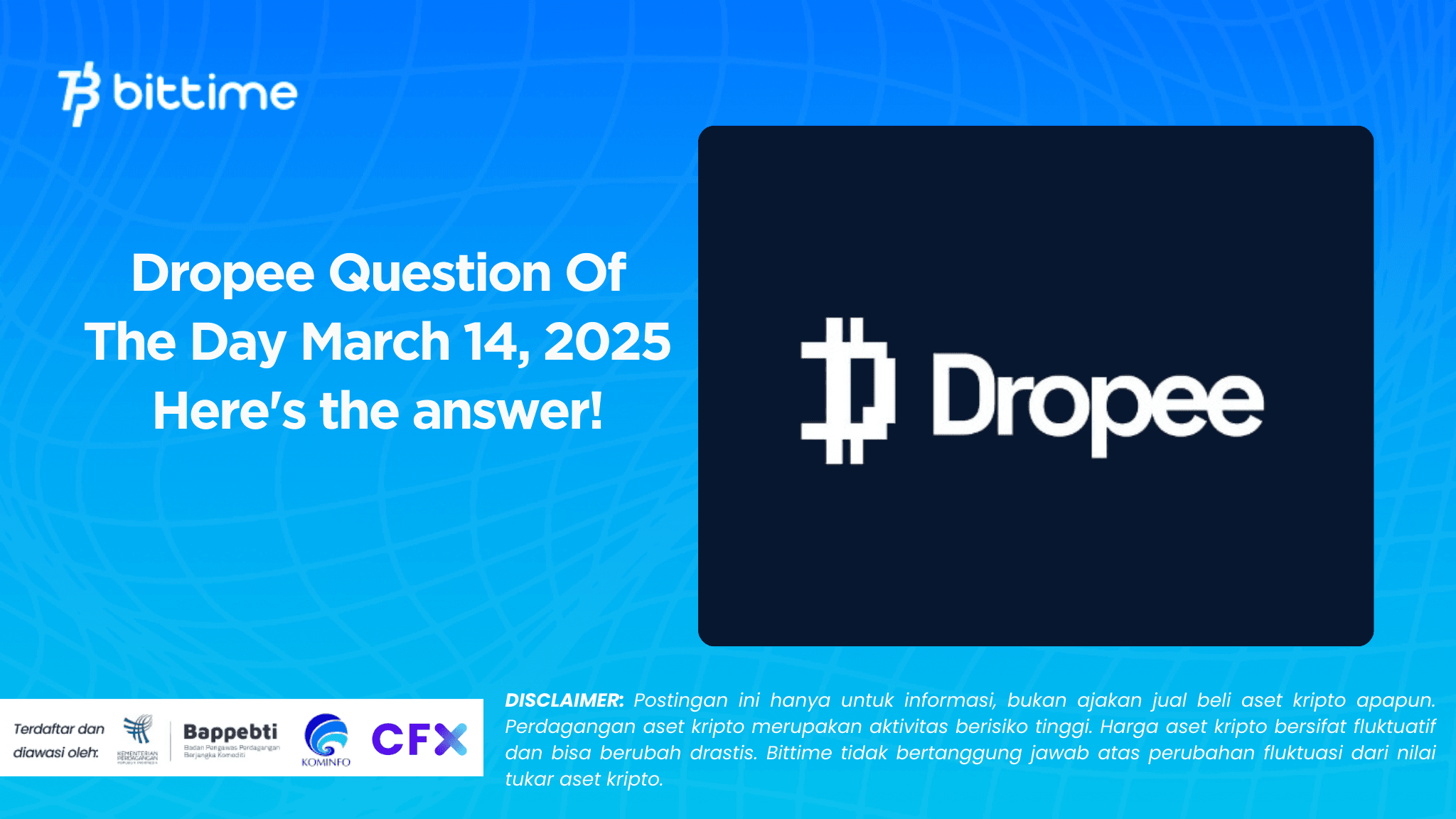 Dropee Question Of The Day March 14, 2025 Here's the answer!.png