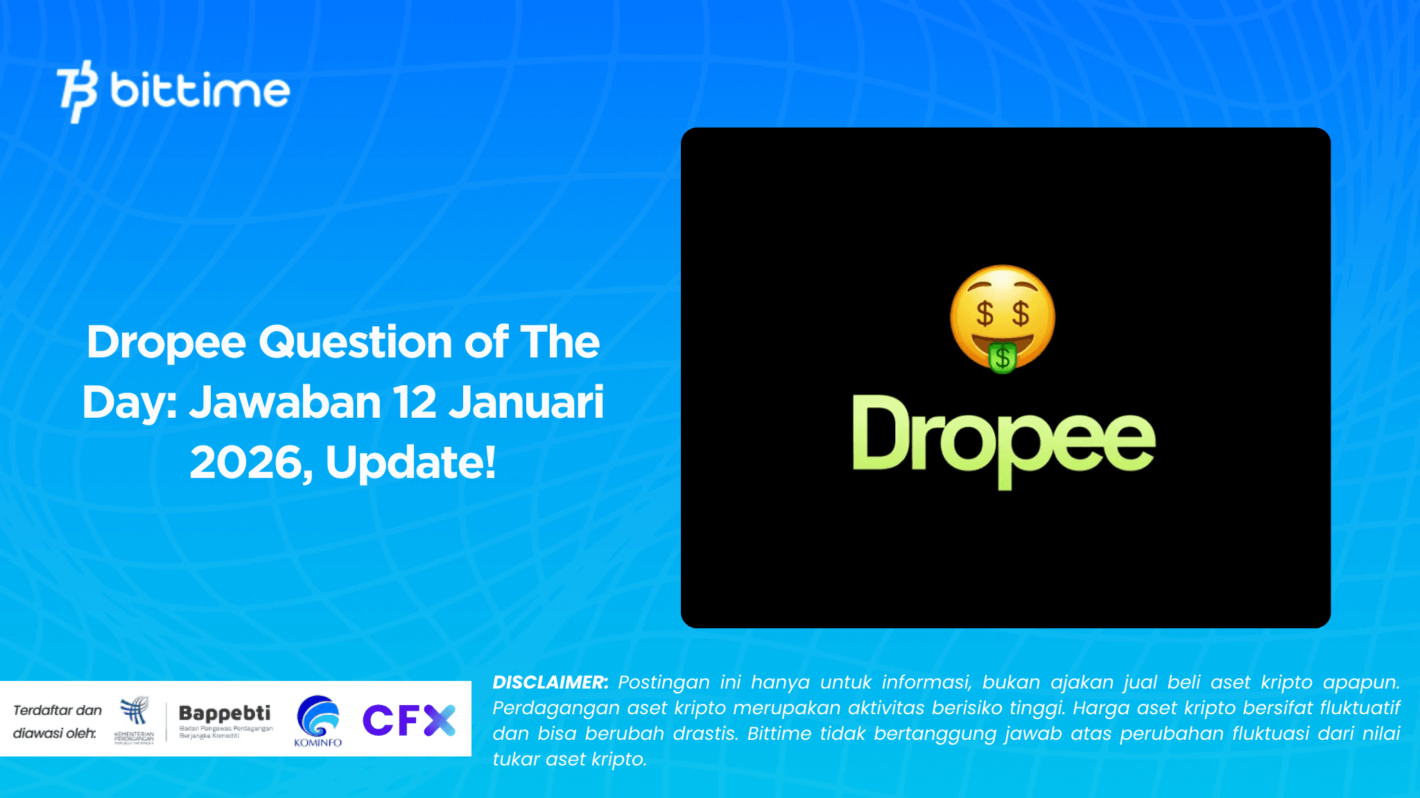Dropee Question of The Day: Jawaban 12 Januari 2026, Update!