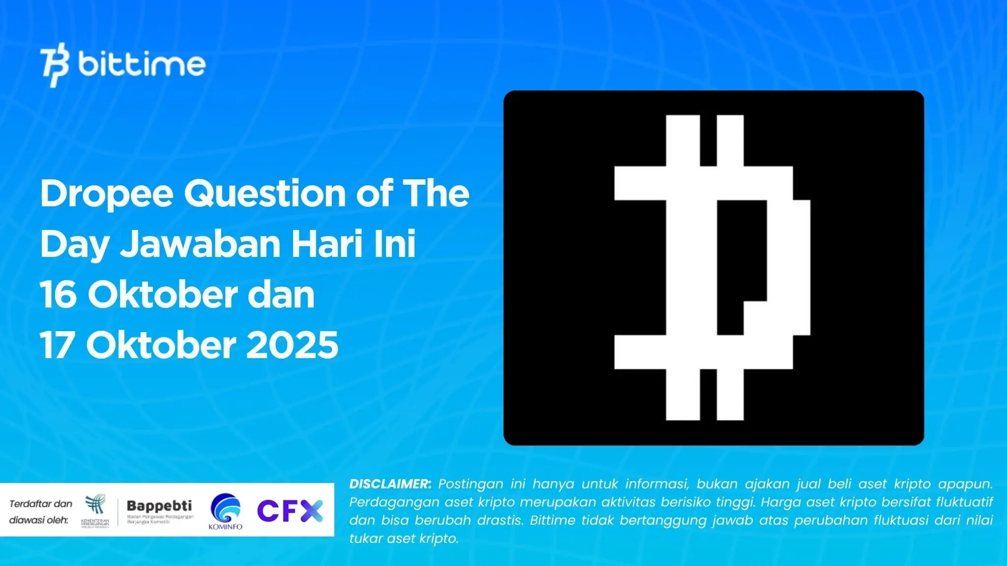 Dropee Question of The Day Jawaban Hari Ini 16 Oktober dan 17 Oktober 2025.webp