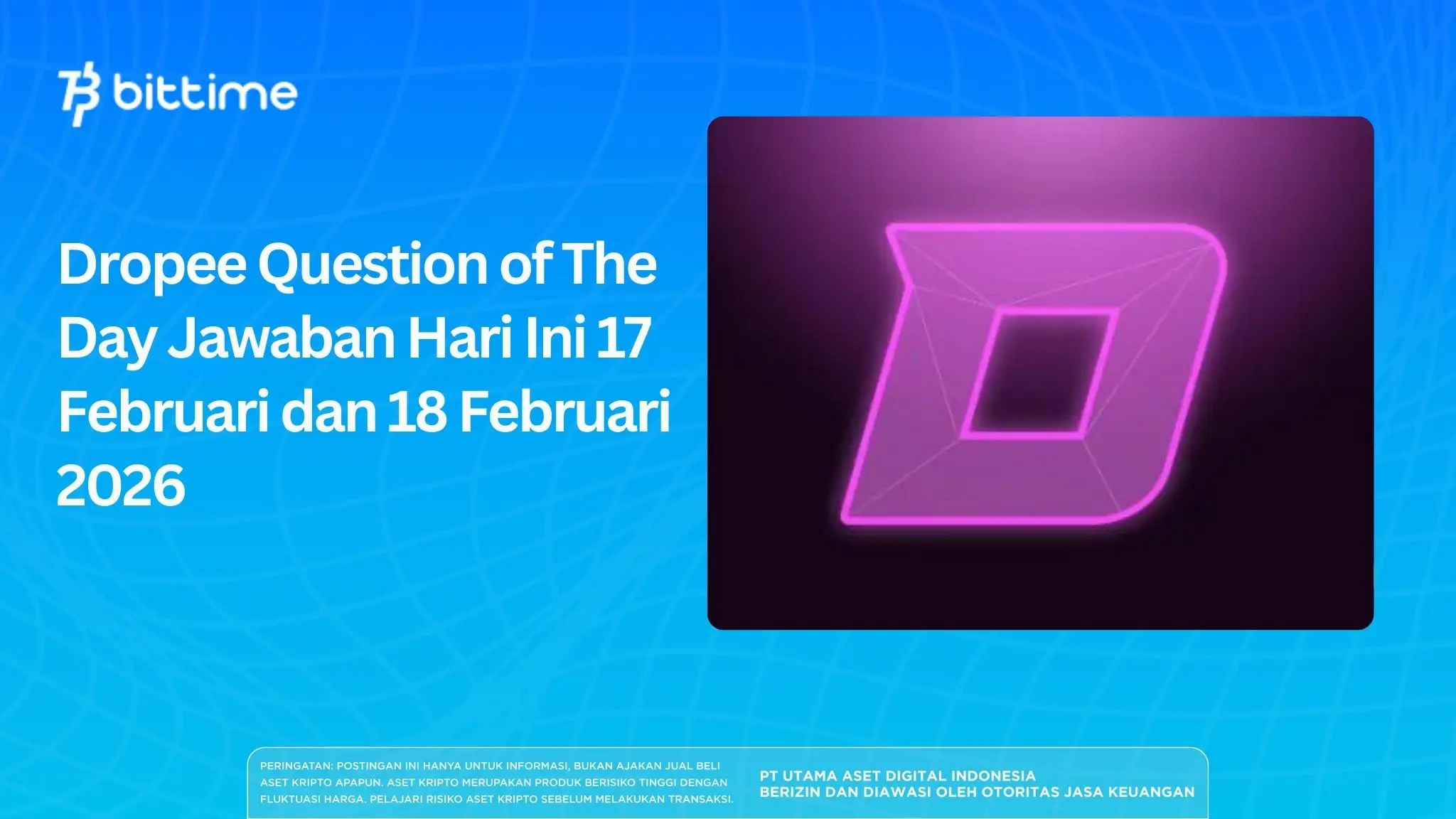 Dropee Question of The Day Jawaban Hari Ini 17 Februari dan 18 Februari 2026.webp