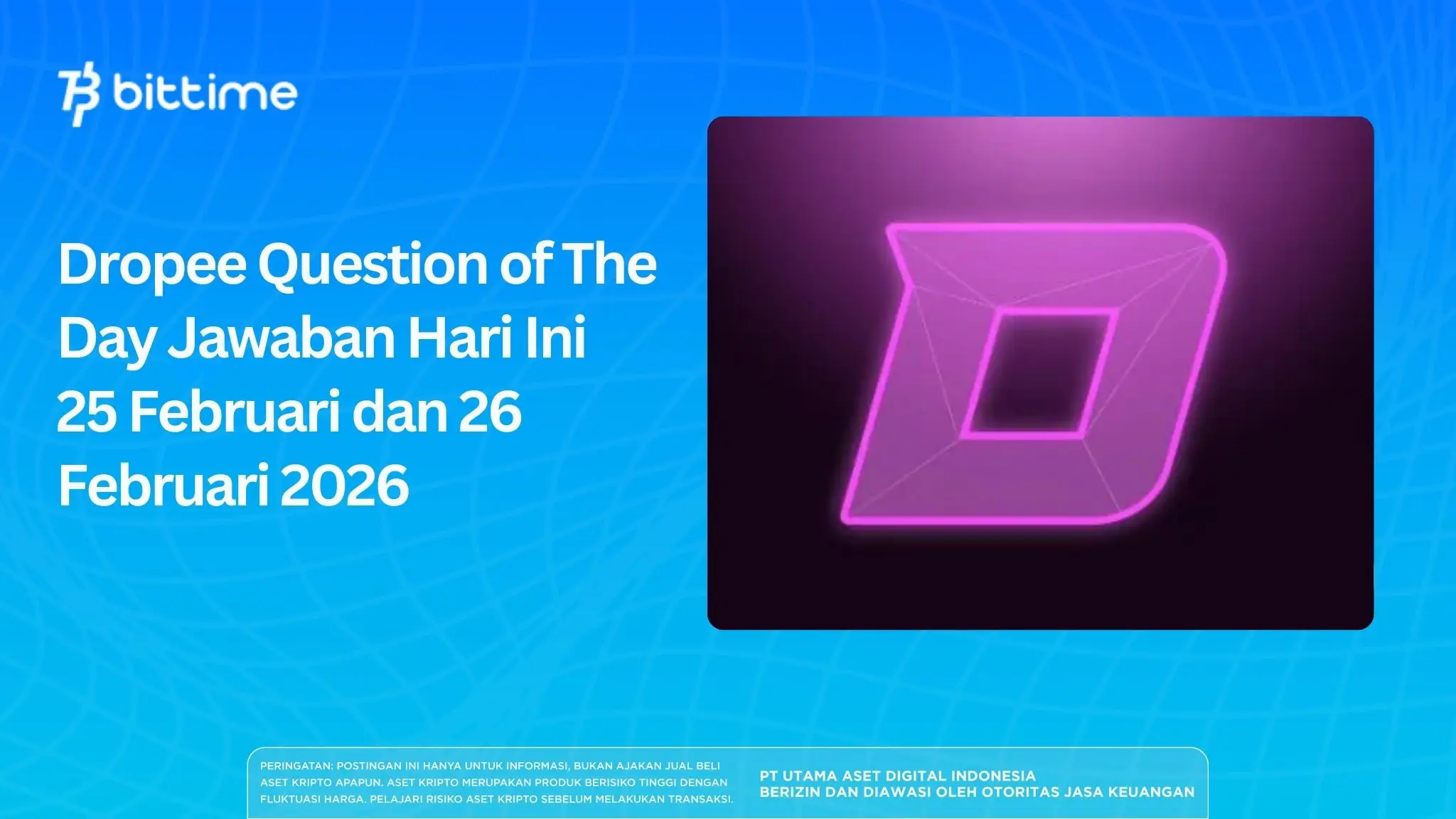 Dropee Question of The Day Jawaban Hari Ini 25 Februari dan 26 Februari 2026.webp
