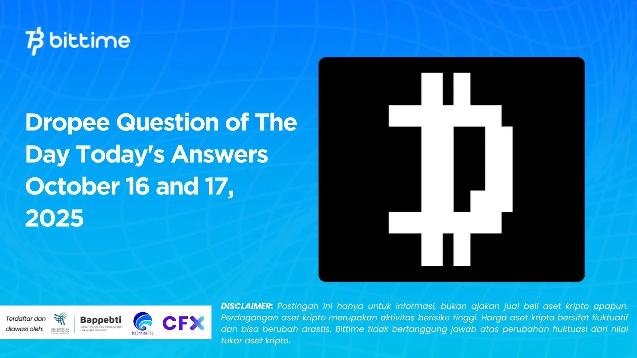 Dropee Question of The Day Today's Answers October 16 and 17, 2025.webp