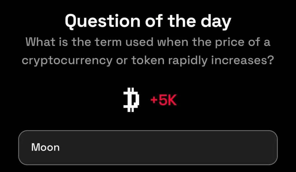 Dropee Question of the Day 10 Februari 2025