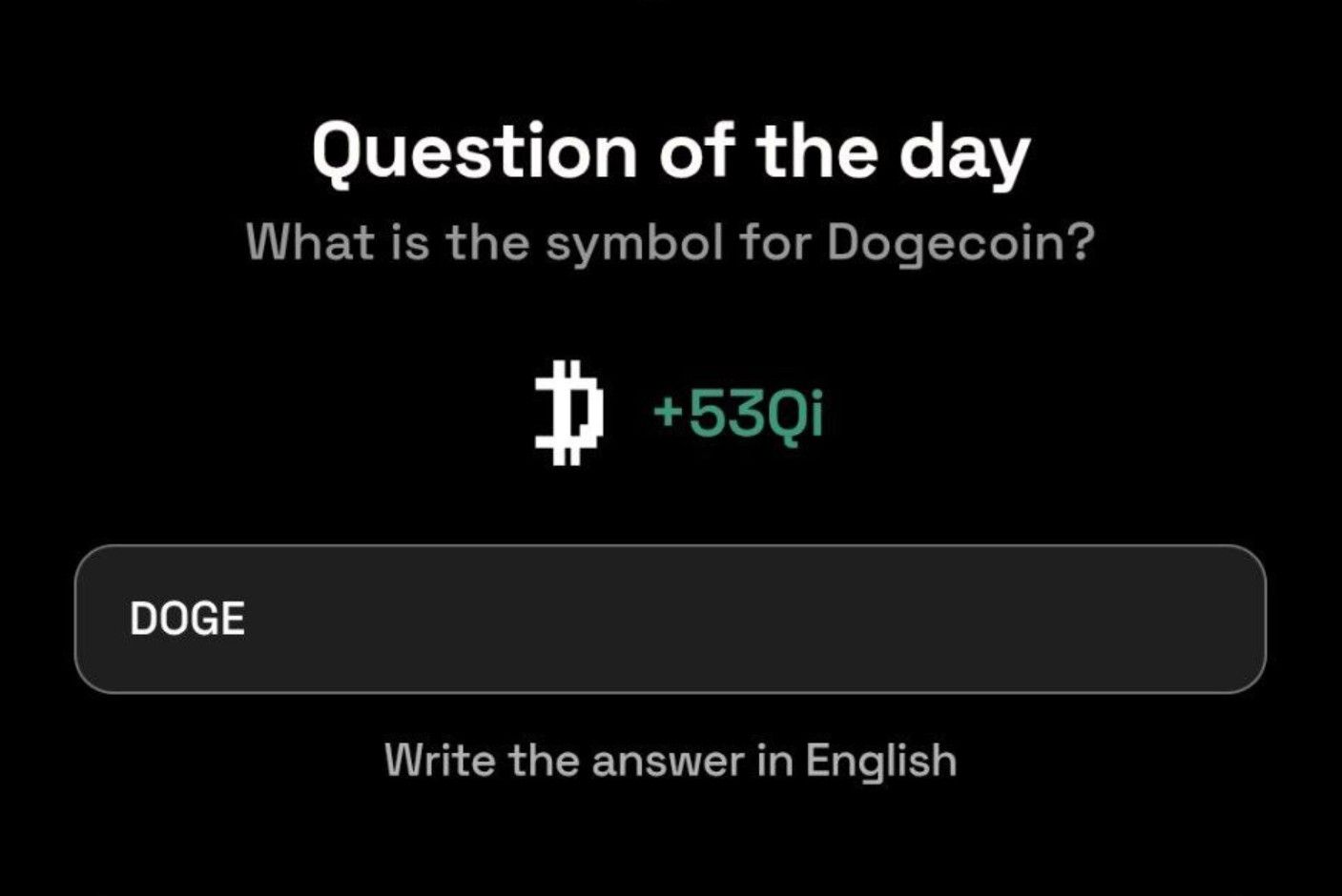 Dropee Question of the Day 13-14 Desember 2025.