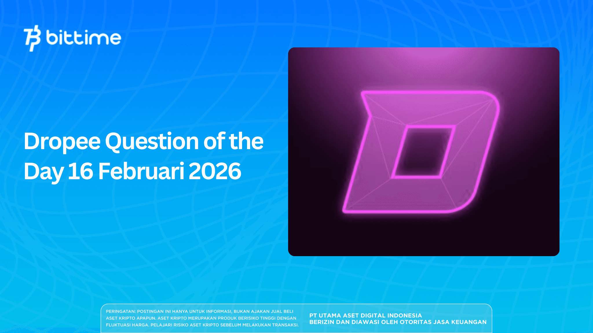 Dropee Question of the Day 16 Februari 2026