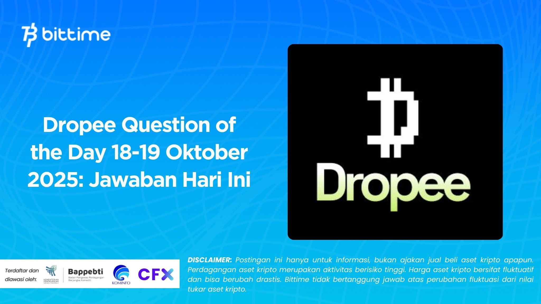 Dropee Question of the Day October 18–19, 2025 Today's Answers