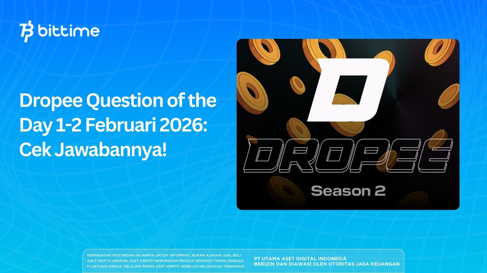 Dropee Question of the Day February 1-2, 2026: Check the Answers!