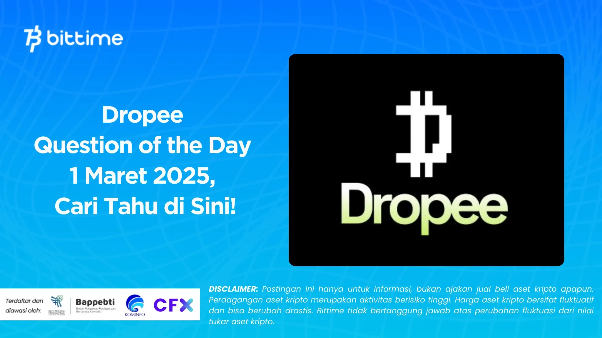Dropee Question of the Day 1 Maret 2025