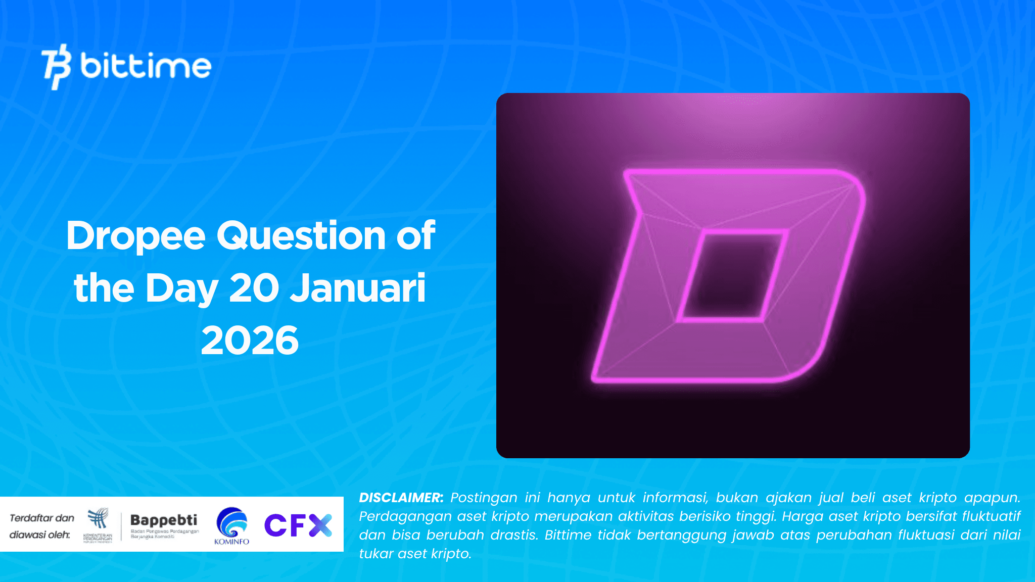 Dropee Question of the Day 20 Januari 2026