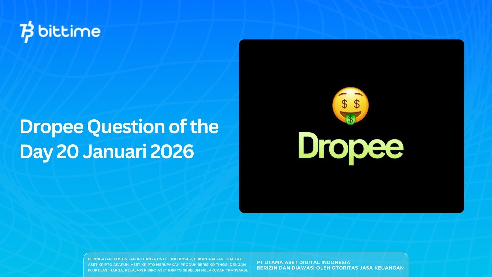 Dropee Question of the Day 20 Januari 2026