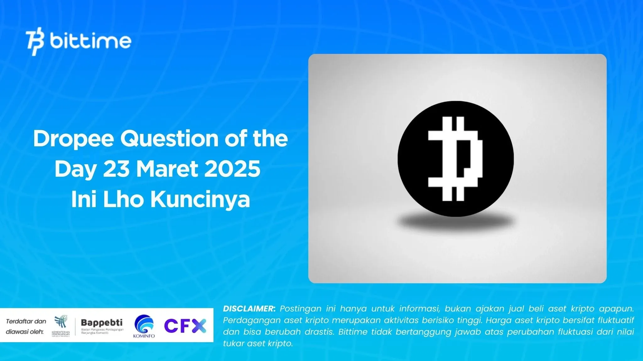 Dropee Question of the Day 23 Maret 2025 Ini Lho Kuncinya.webp